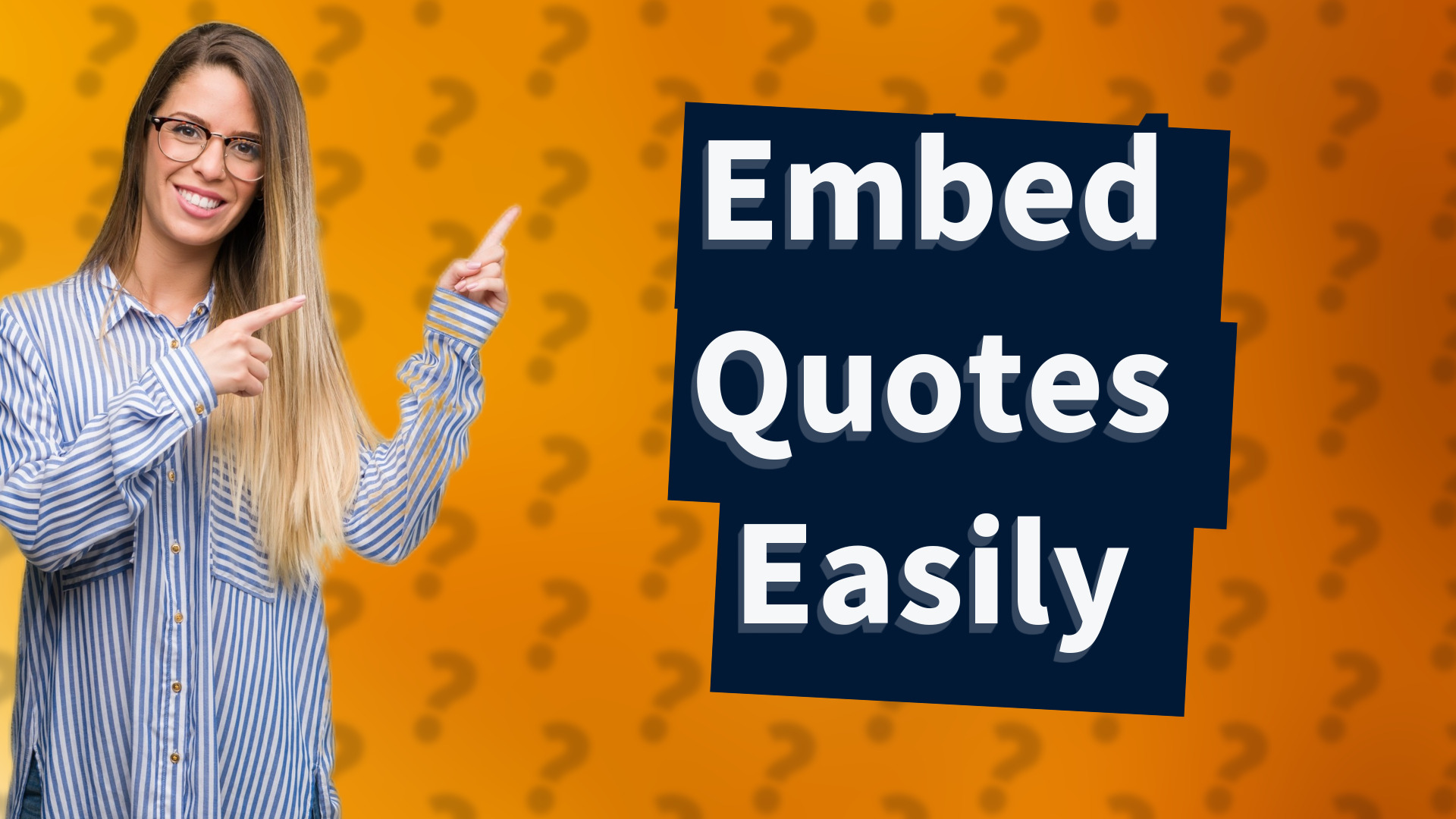 Embed Quotes Easily