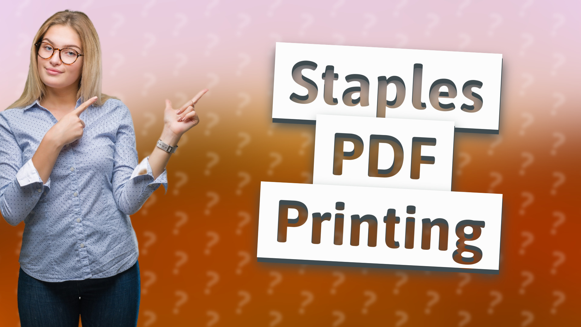 Staples PDF Printing