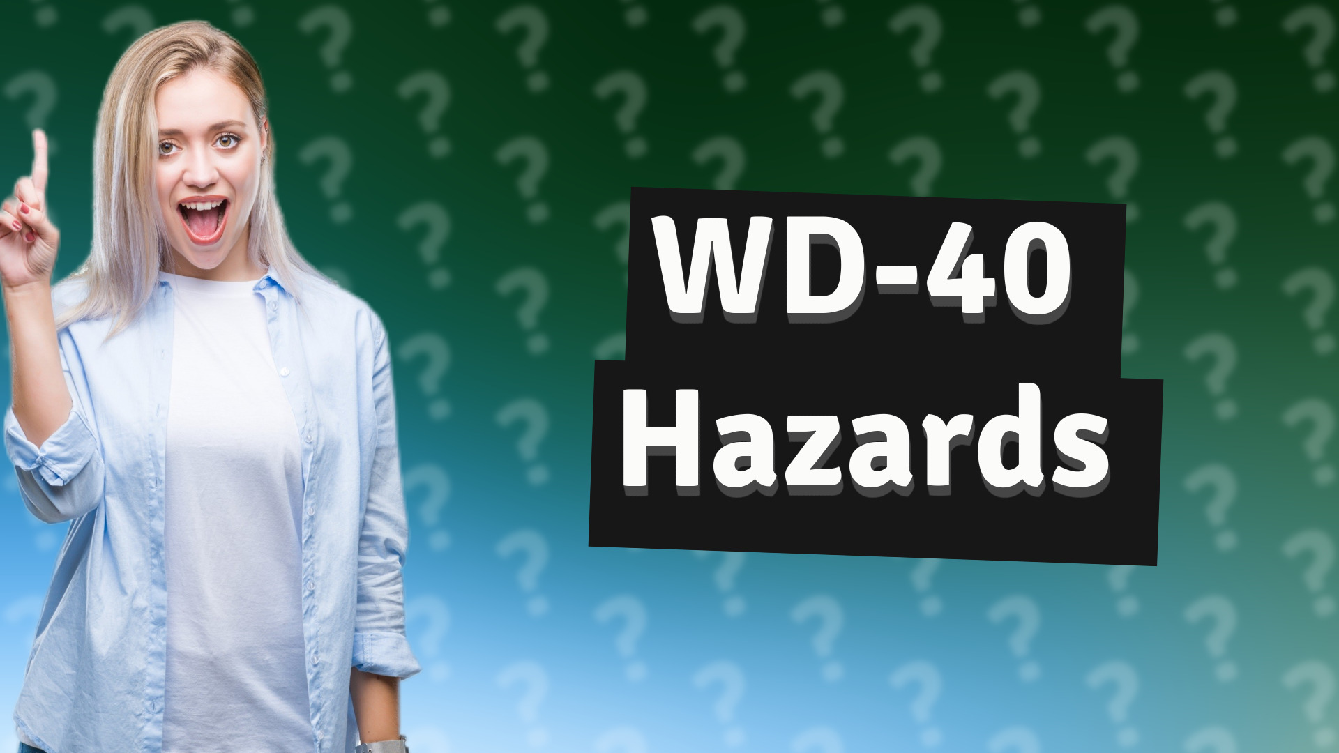 WD-40 Hazards