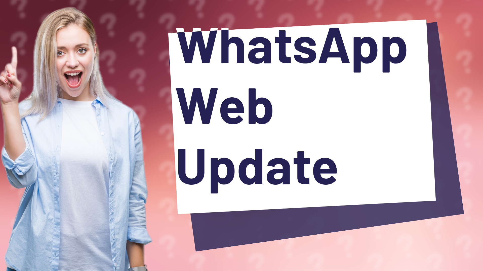 WhatsApp Web Update