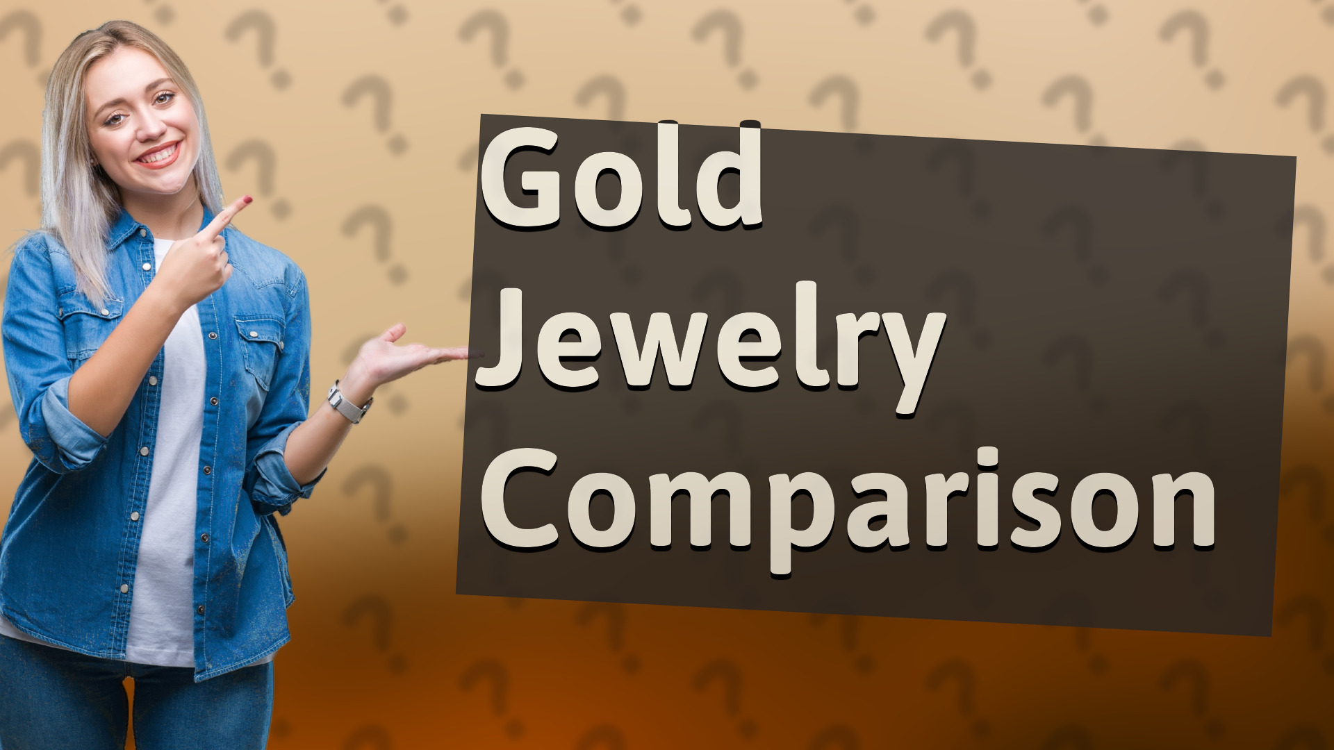Gold Jewelry Comparison