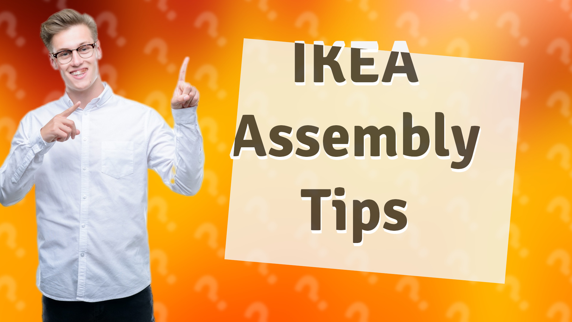 IKEA Assembly Tips