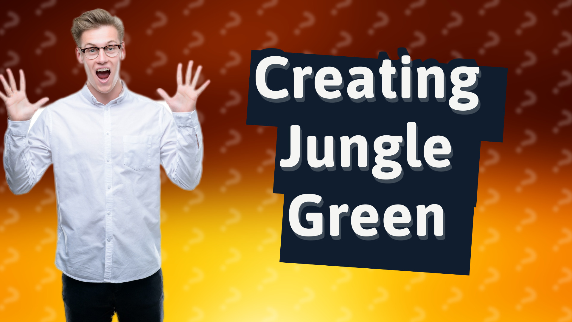 Creating Jungle Green