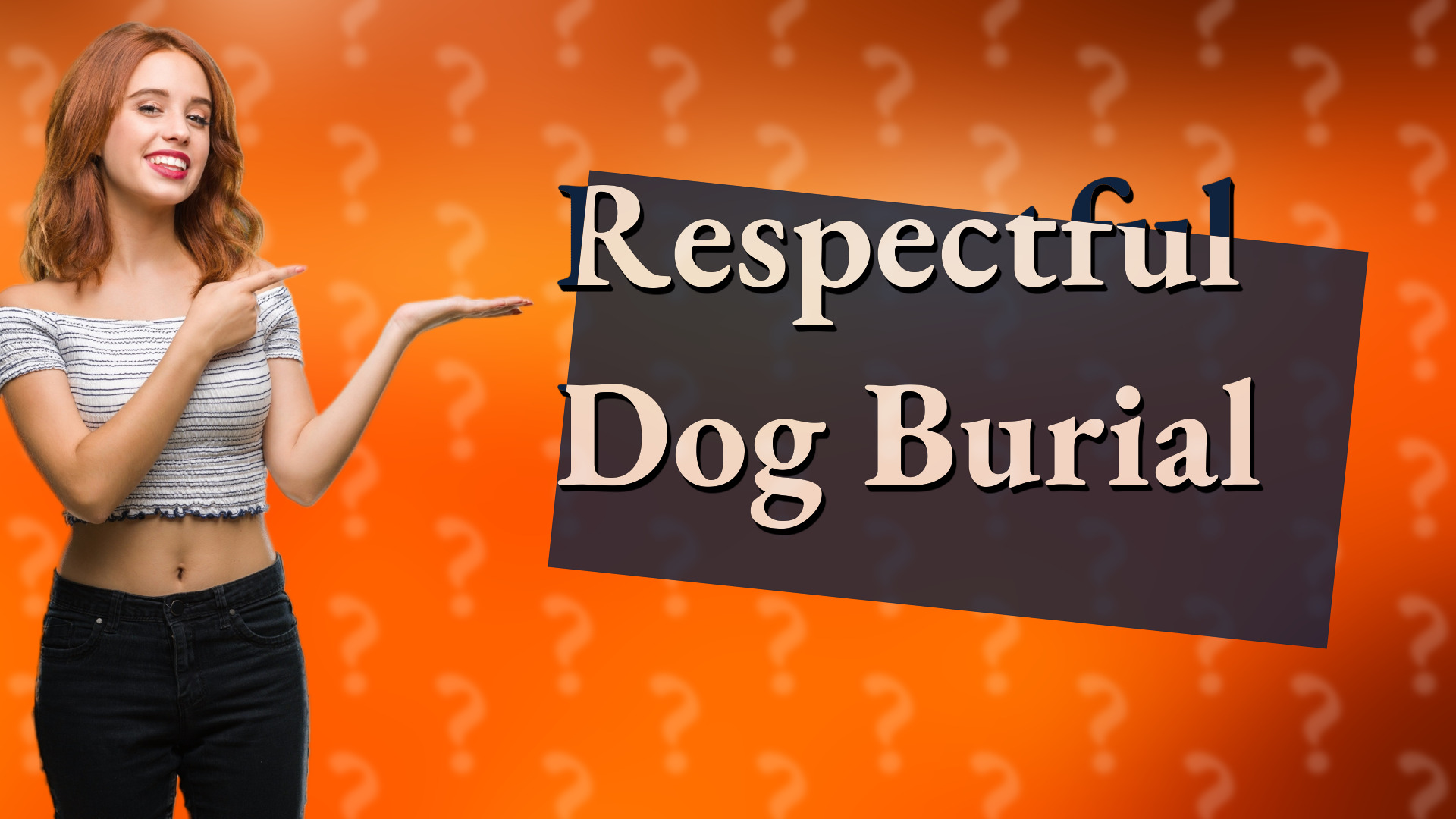 Respectful Dog Burial