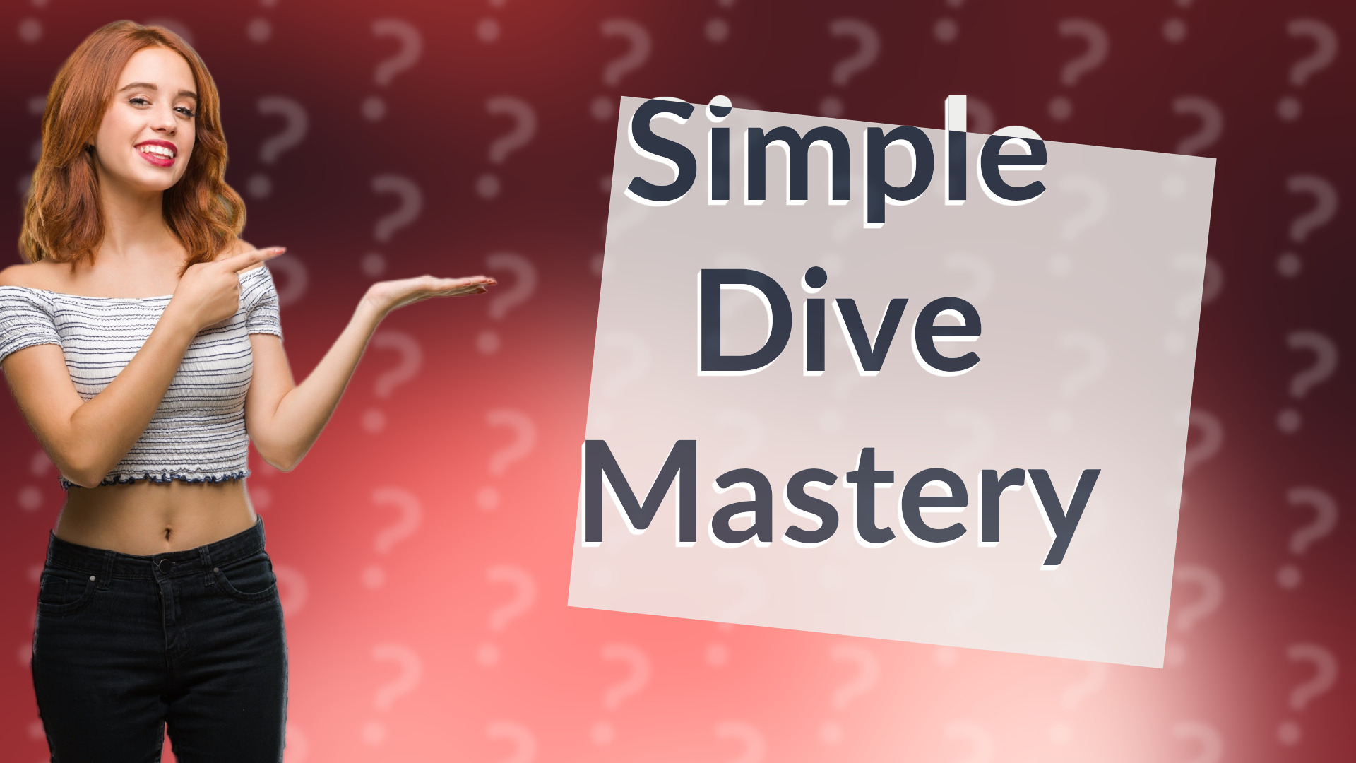 Simple Dive Mastery