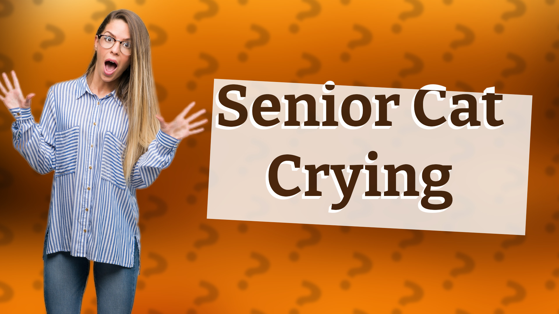 Senior Cat Crying