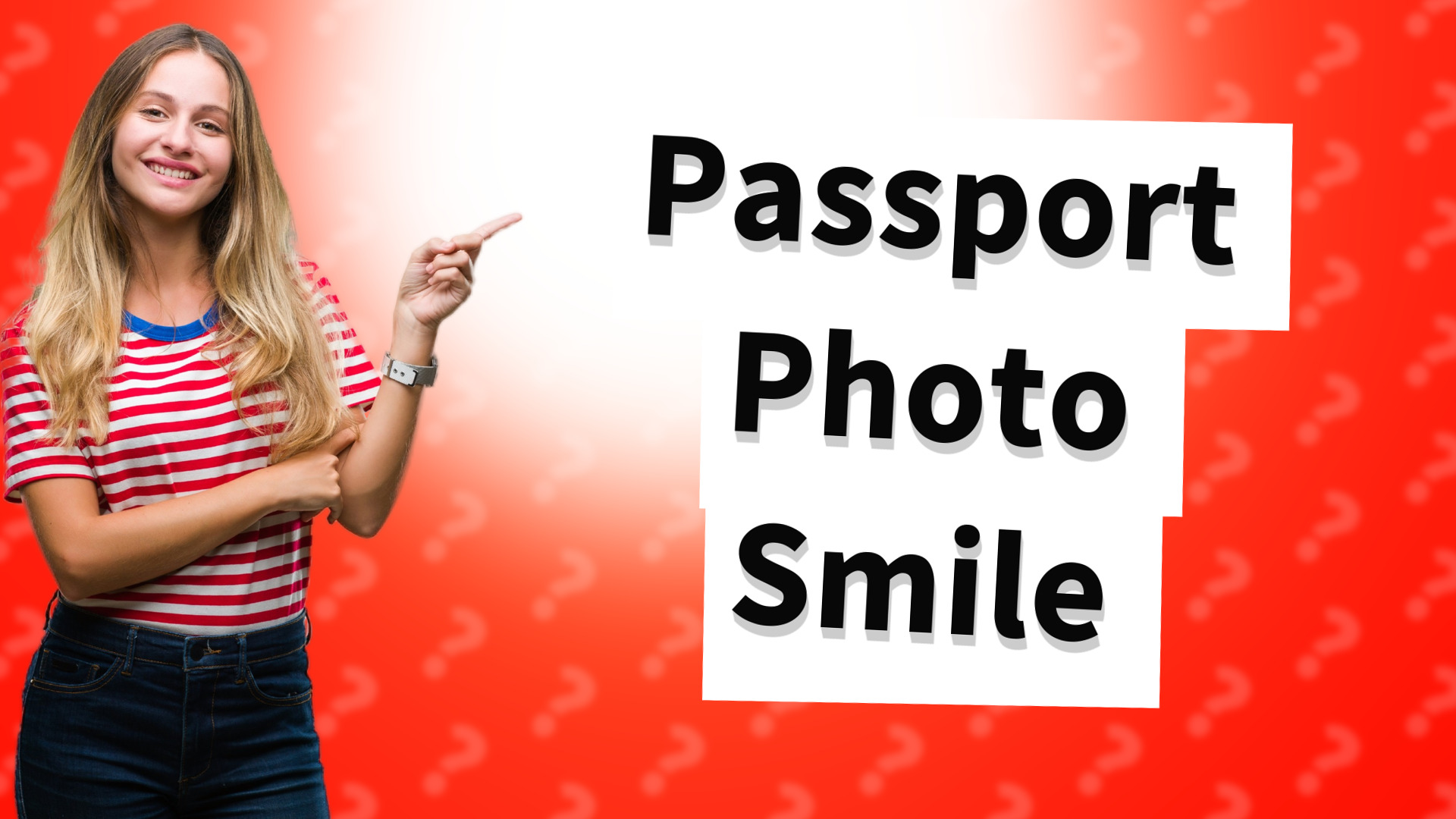 Passport Photo Smile