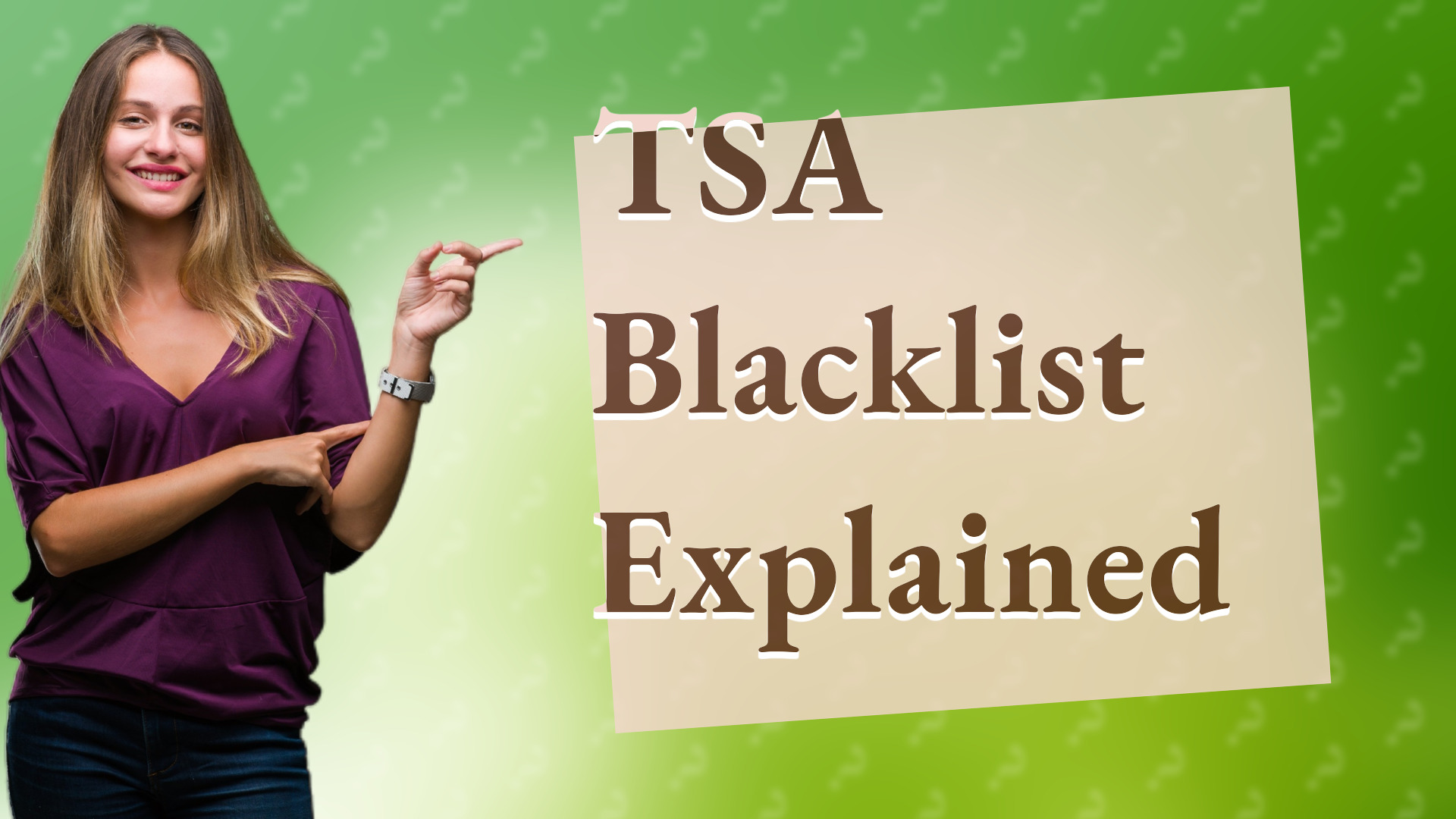 TSA Blacklist Explained