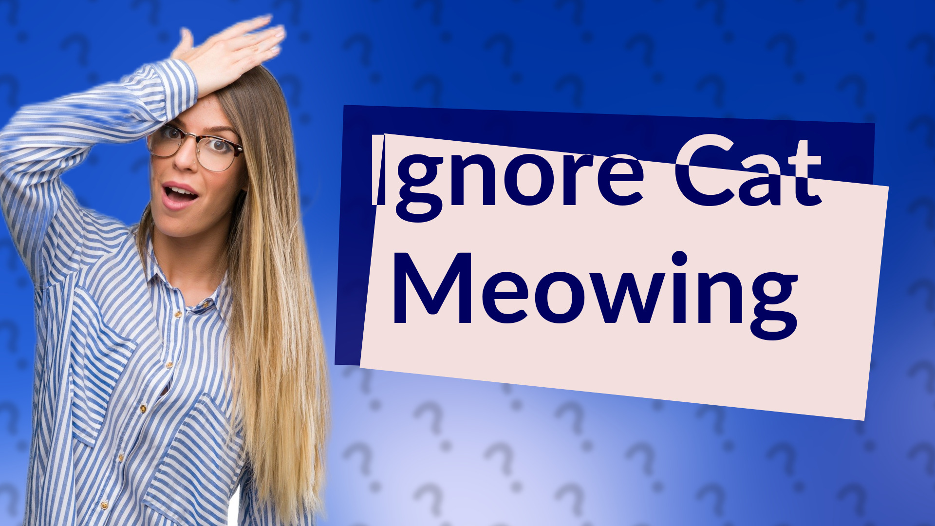Ignore Cat Meowing