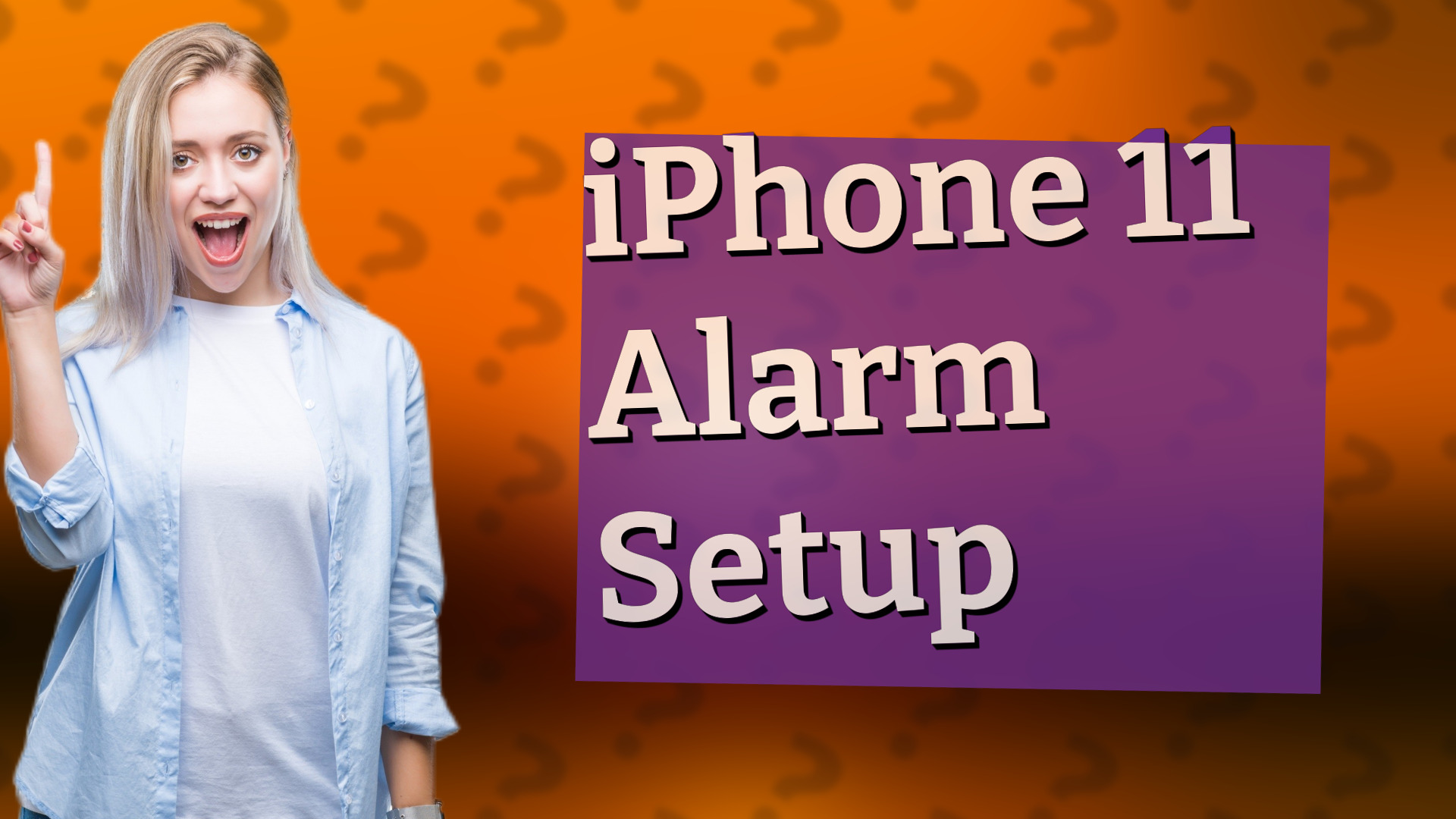 iPhone 11 Alarm Setup