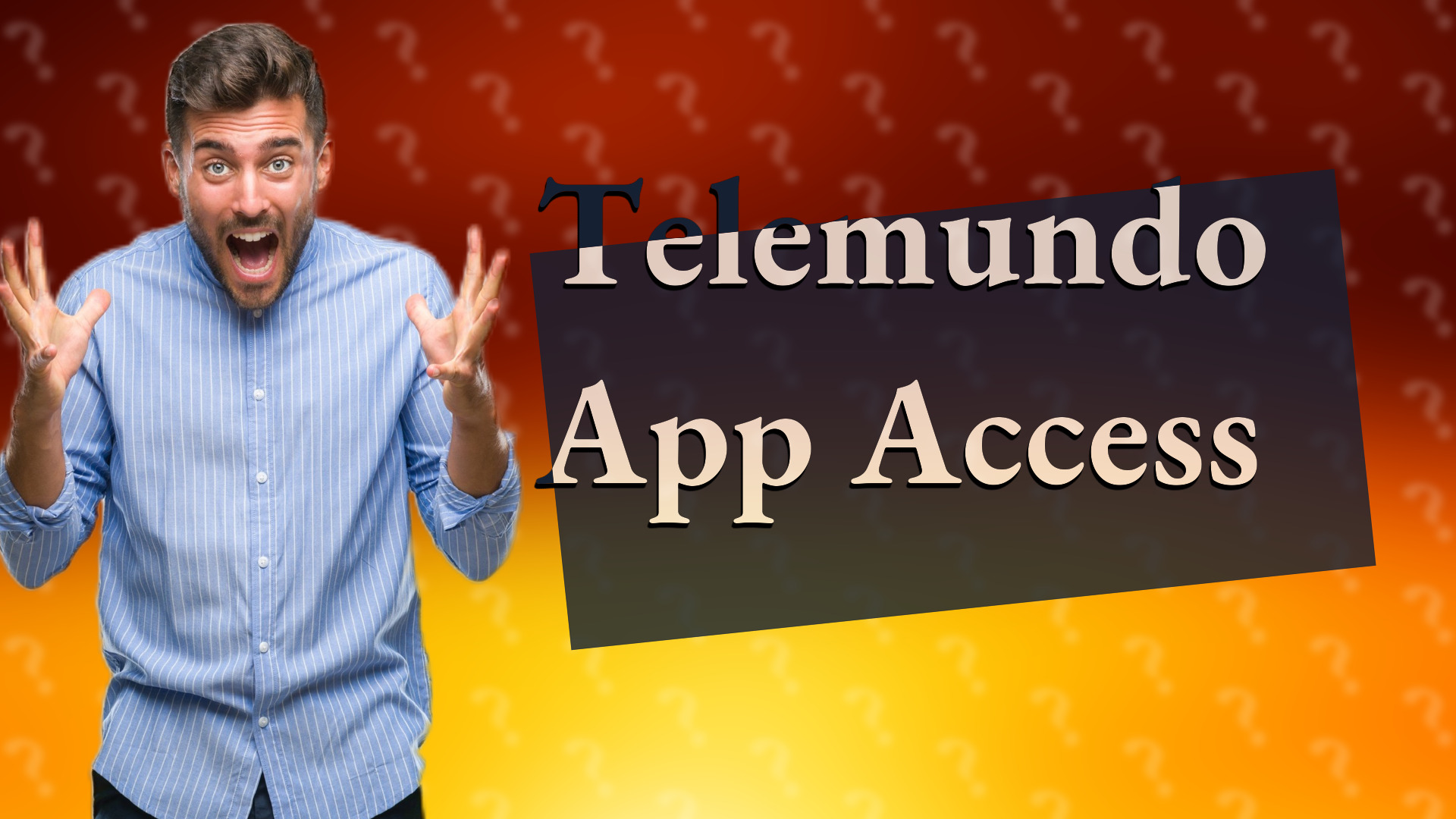 Telemundo App Access
