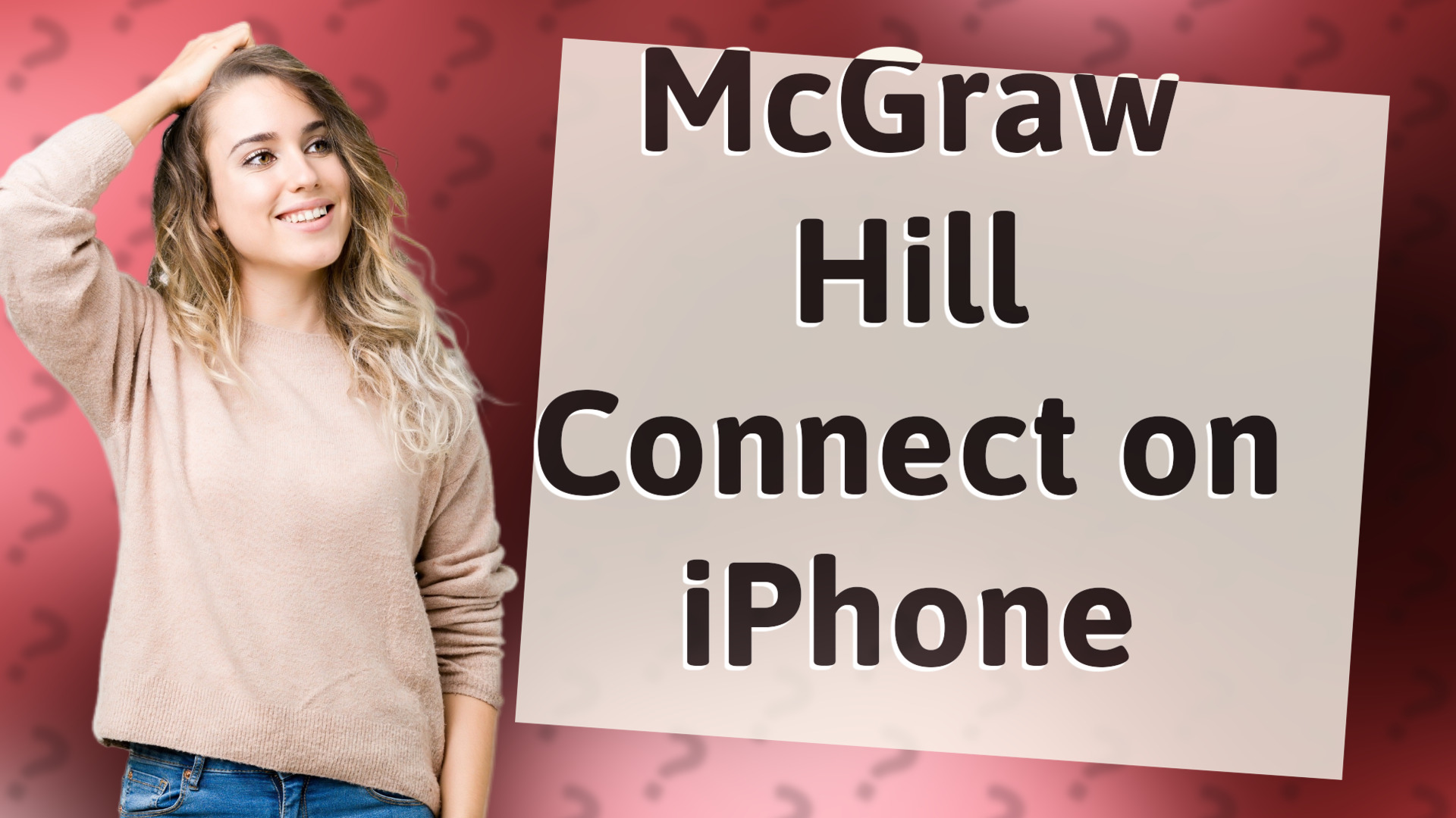McGraw Hill Connect on iPhone