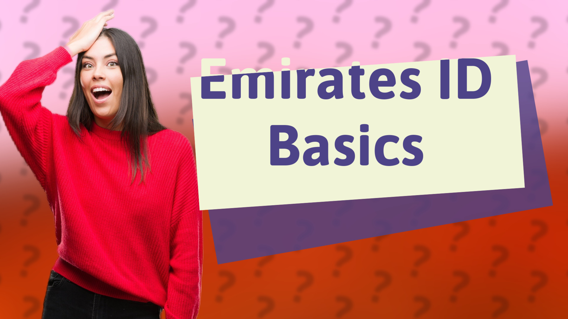 Emirates ID Basics