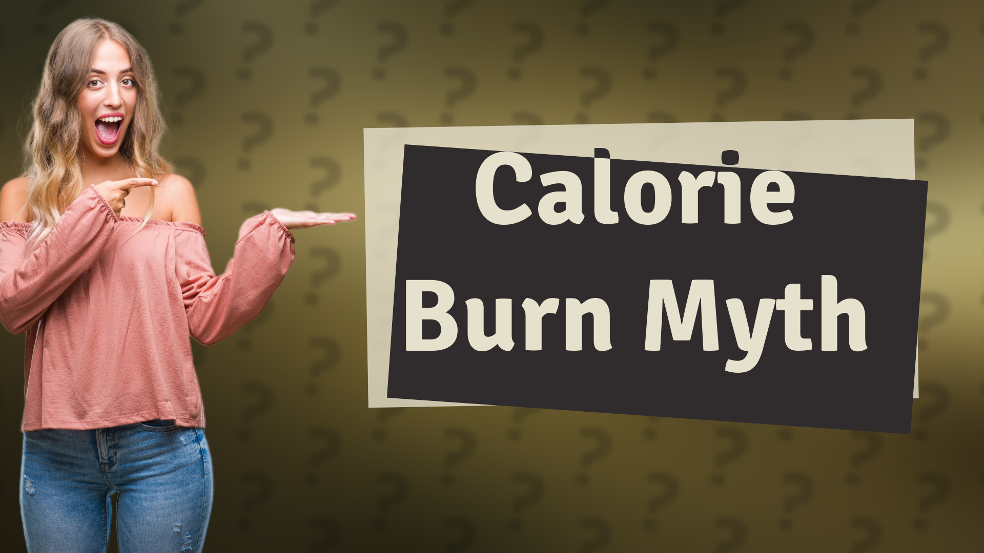 Calorie Burn Myth