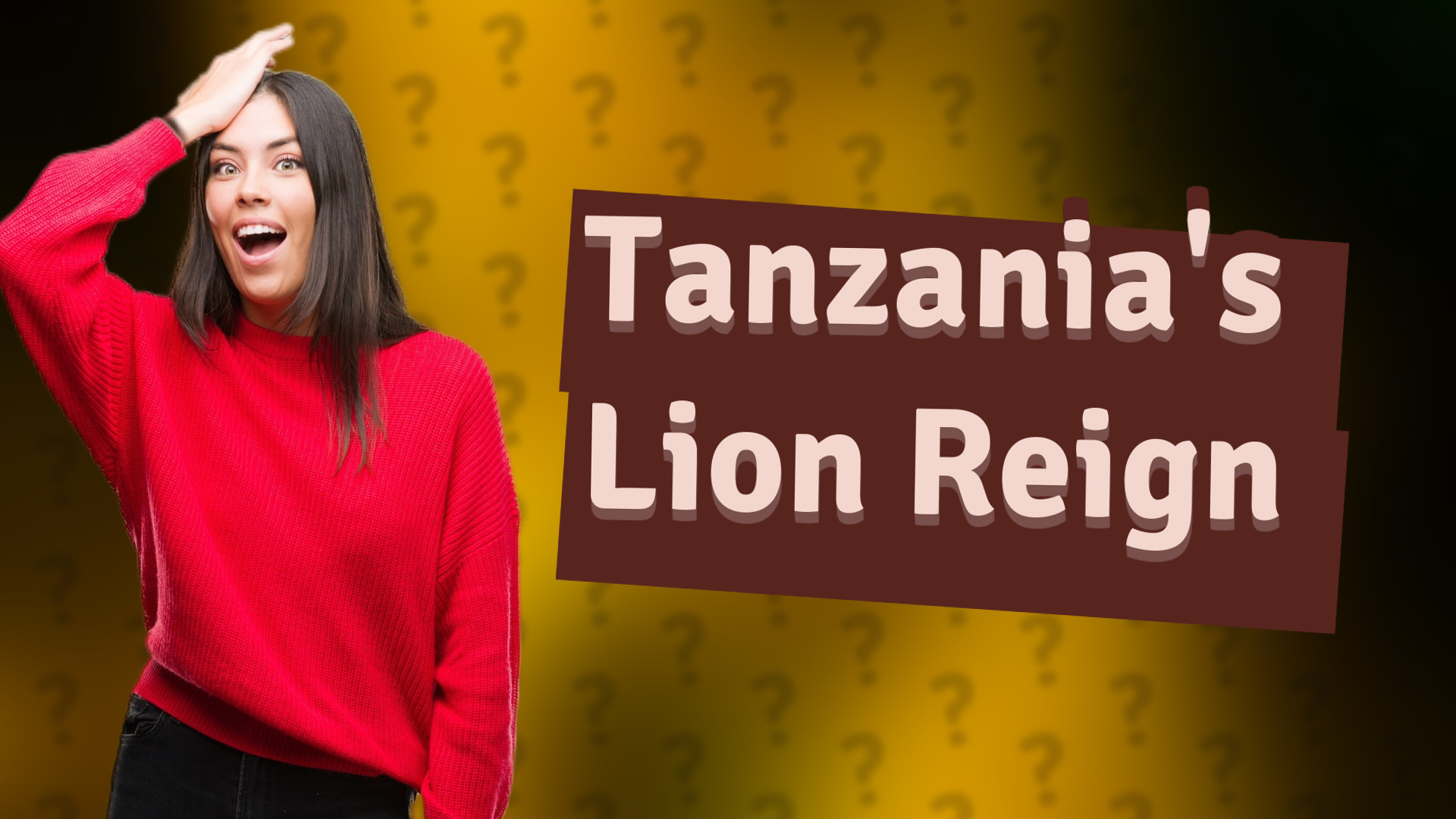 Tanzania's Lion Reign