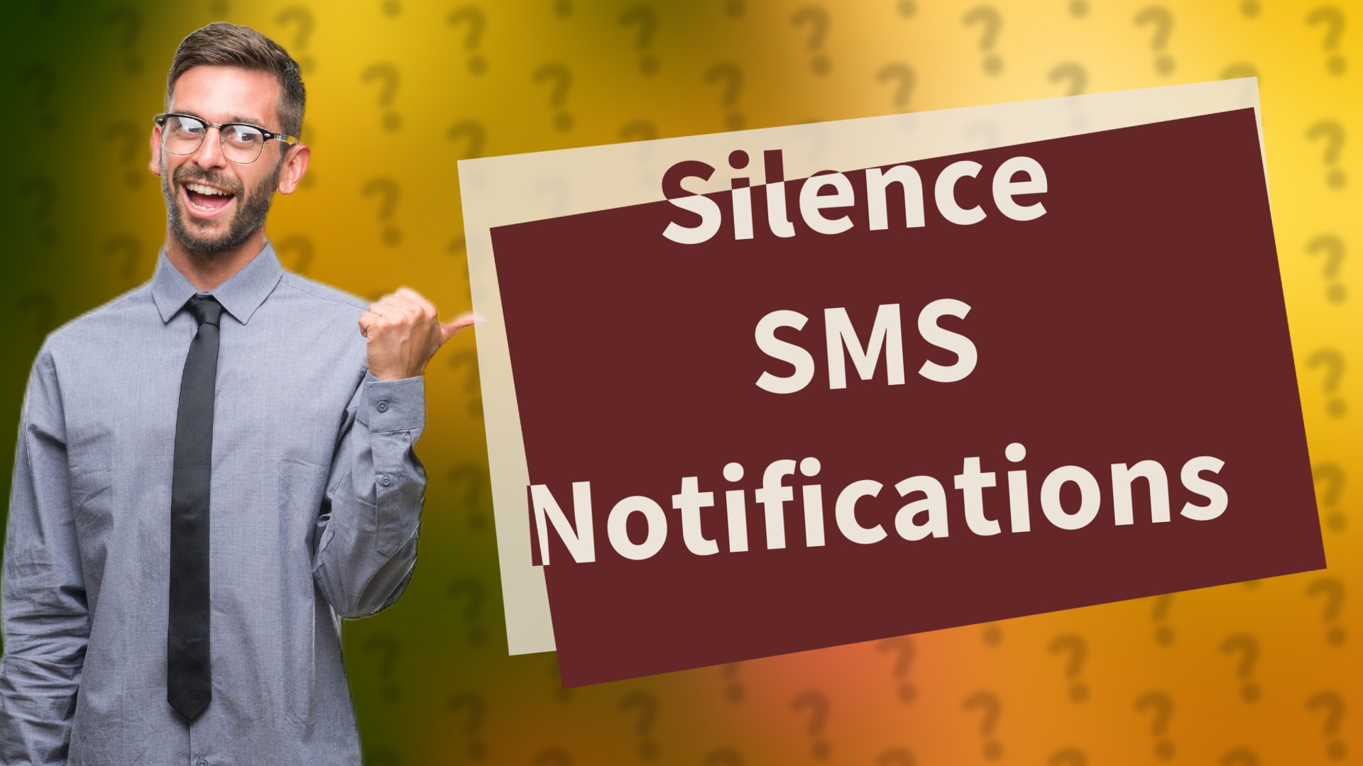Silence SMS Notifications