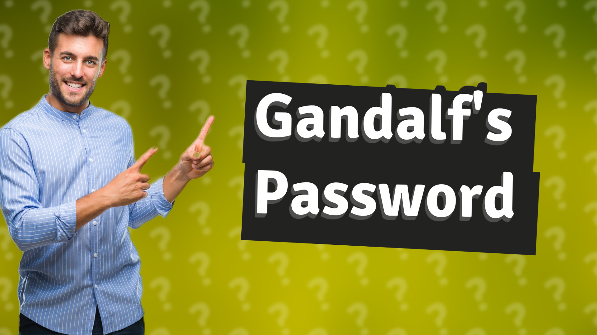 Gandalf's Password