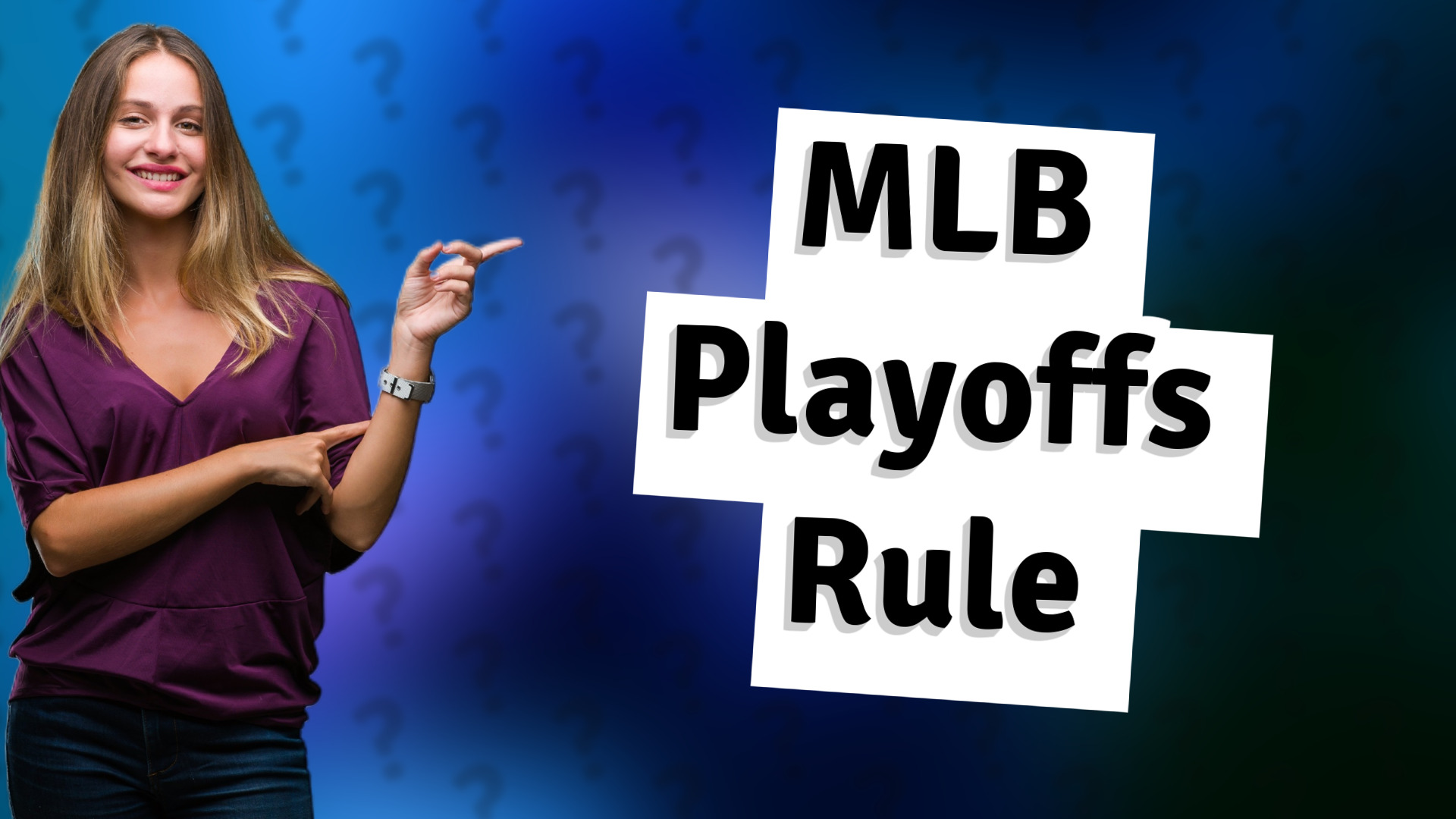 MLB Playoffs Rule