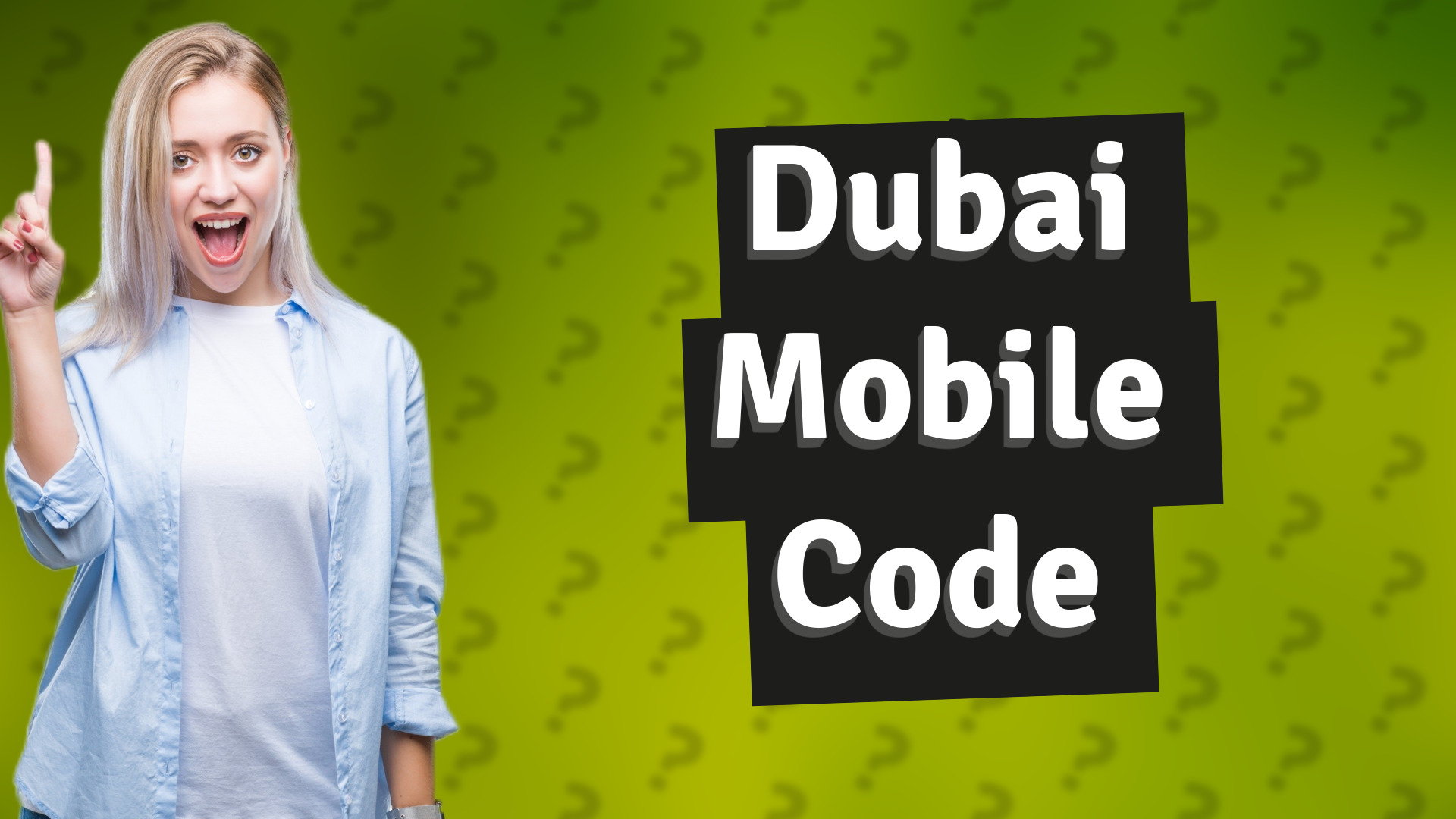 Dubai Mobile Code