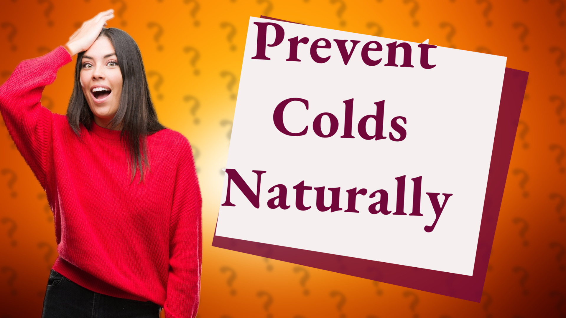 Prevent Colds Naturally