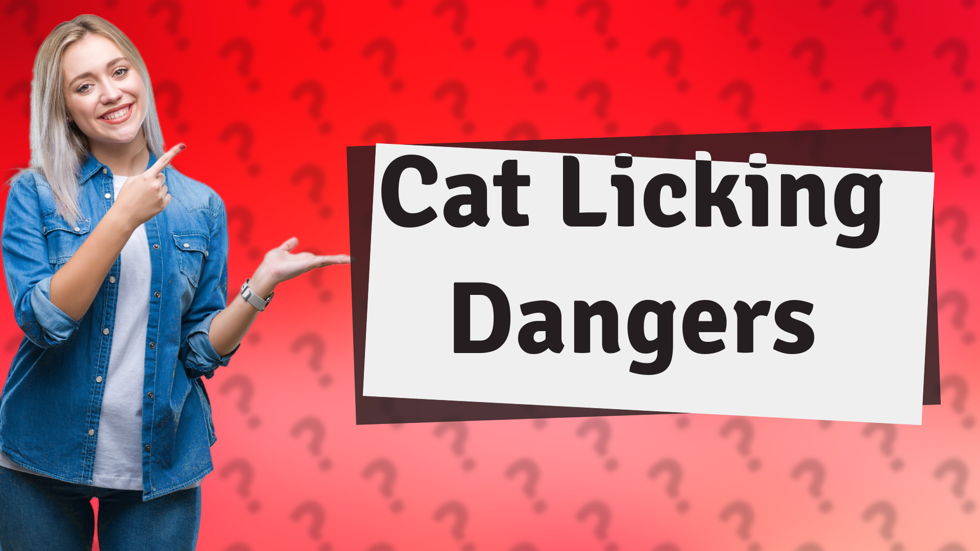 Cat Licking Dangers