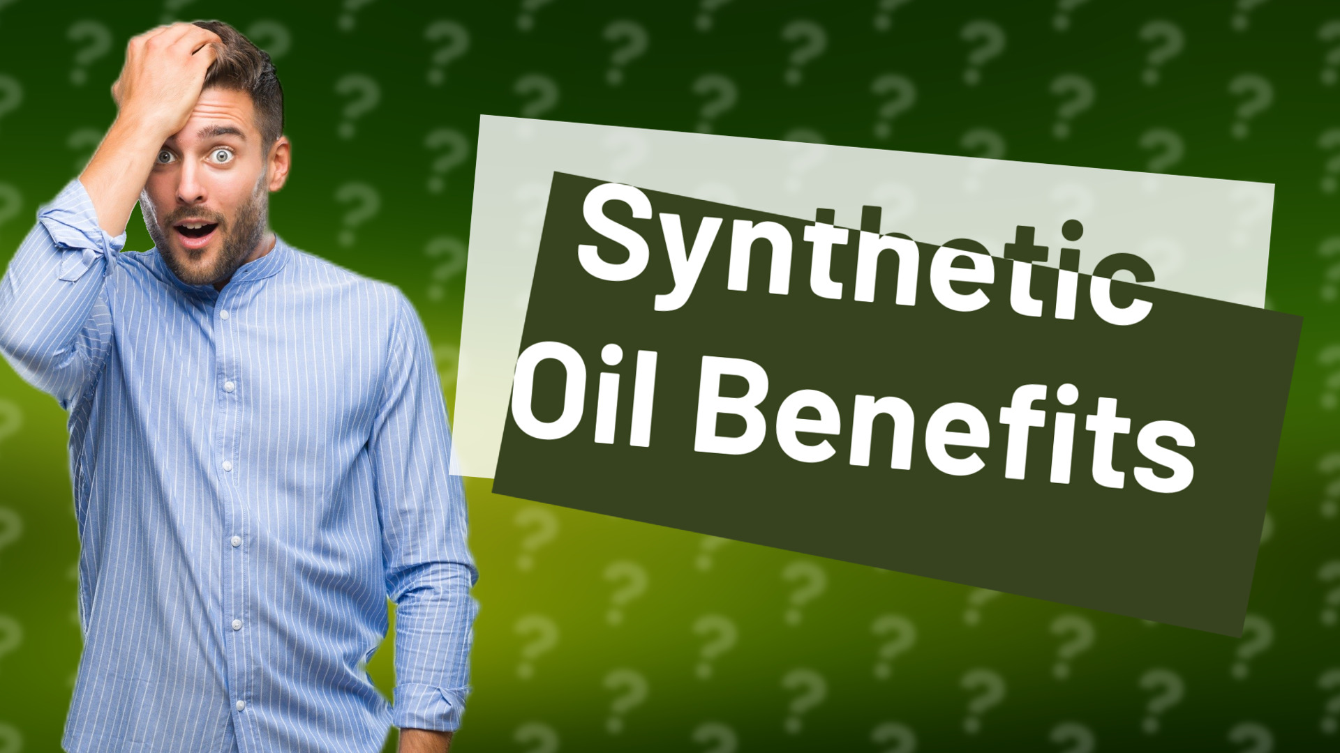 Synthetic Oil Benefits