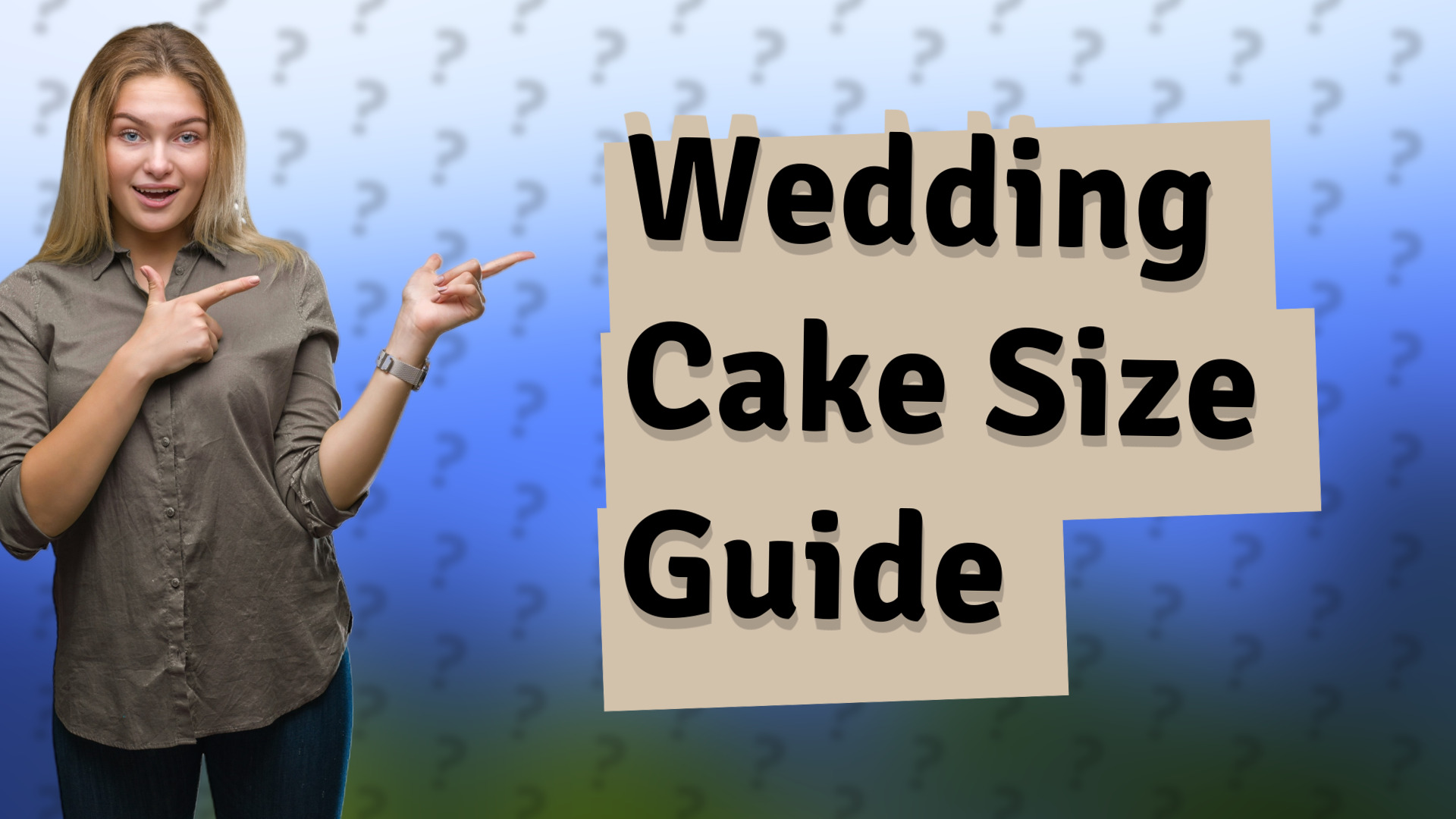 Wedding Cake Size Guide