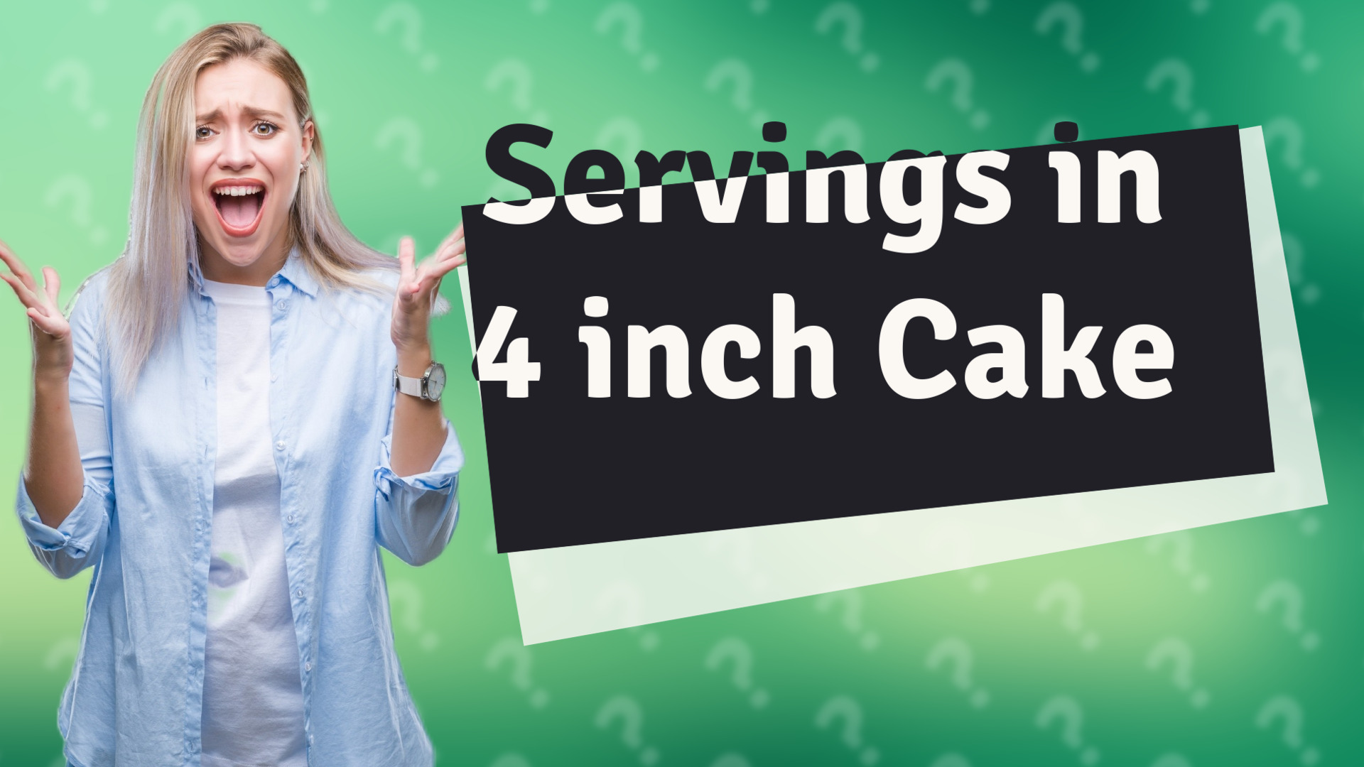 Servings in 4 inch Cake