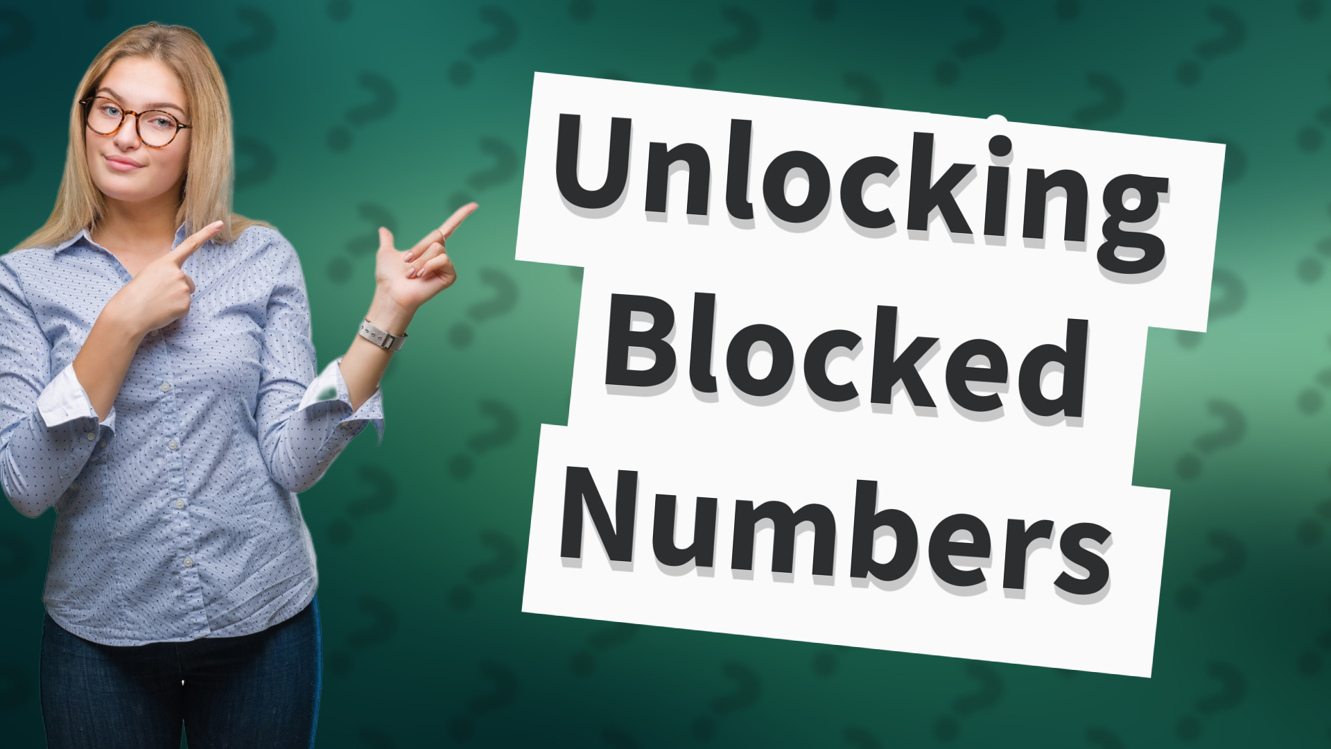 Unlocking Blocked Numbers