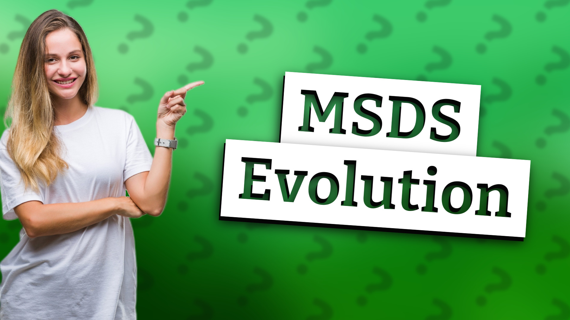MSDS Evolution