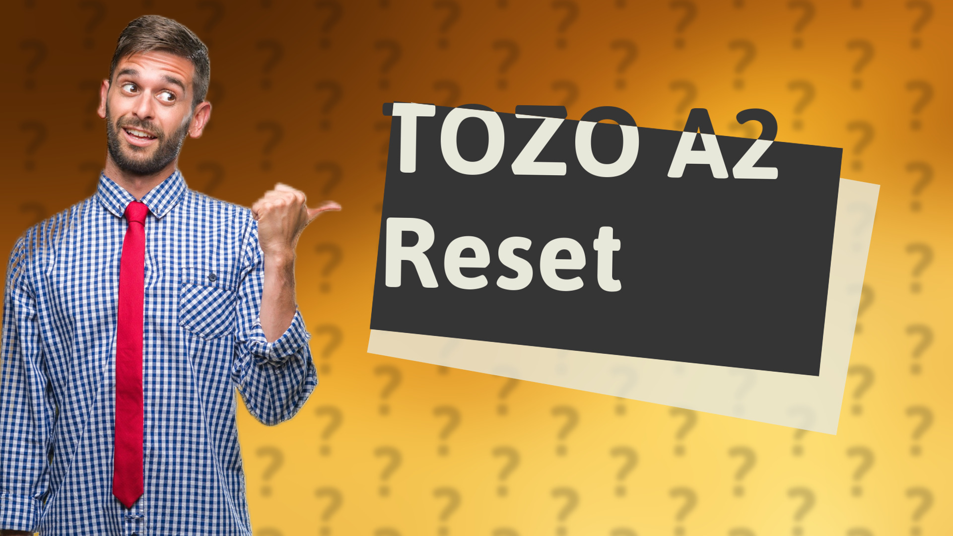 TOZO A2 Reset