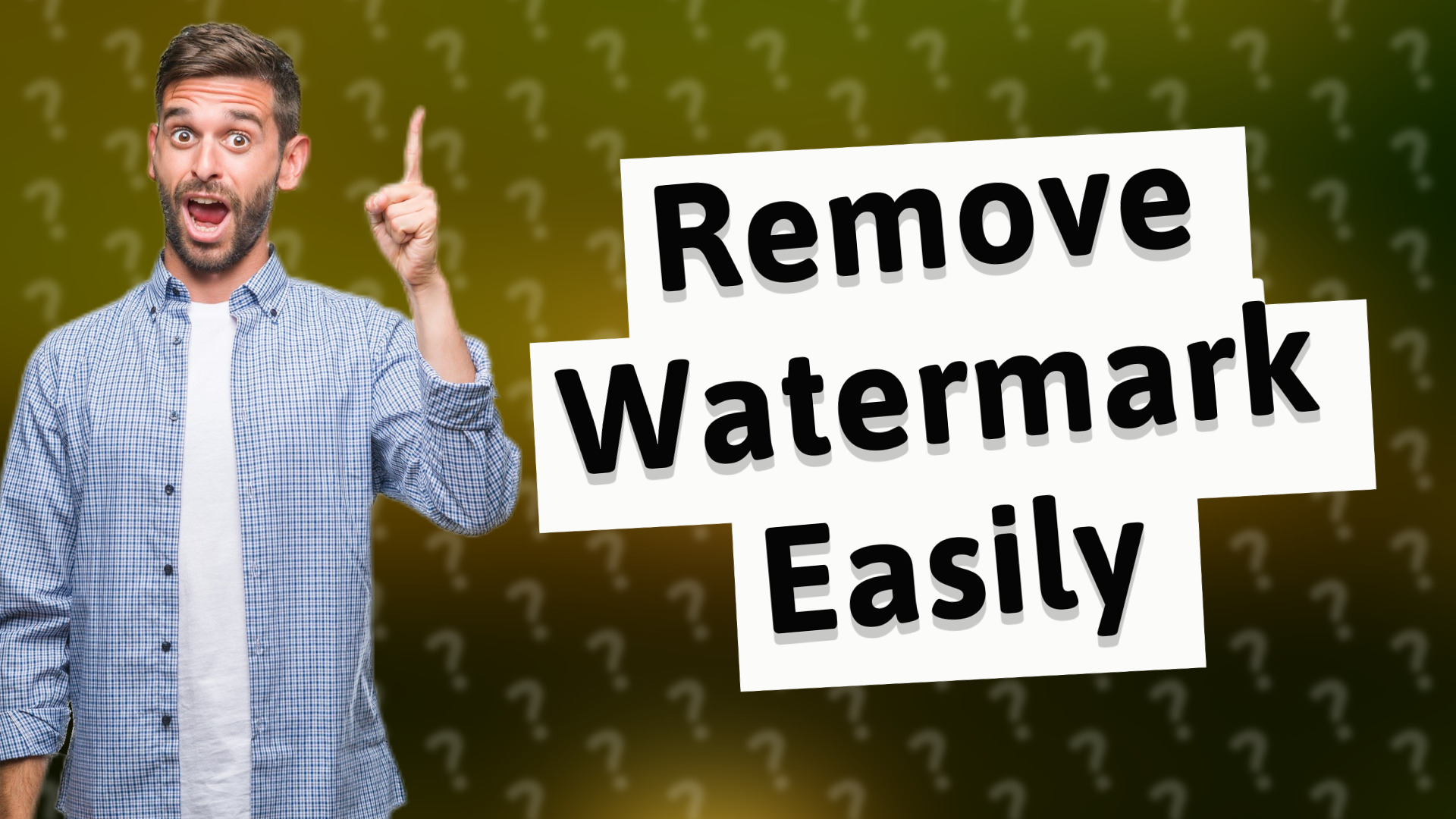 Remove Watermark Easily