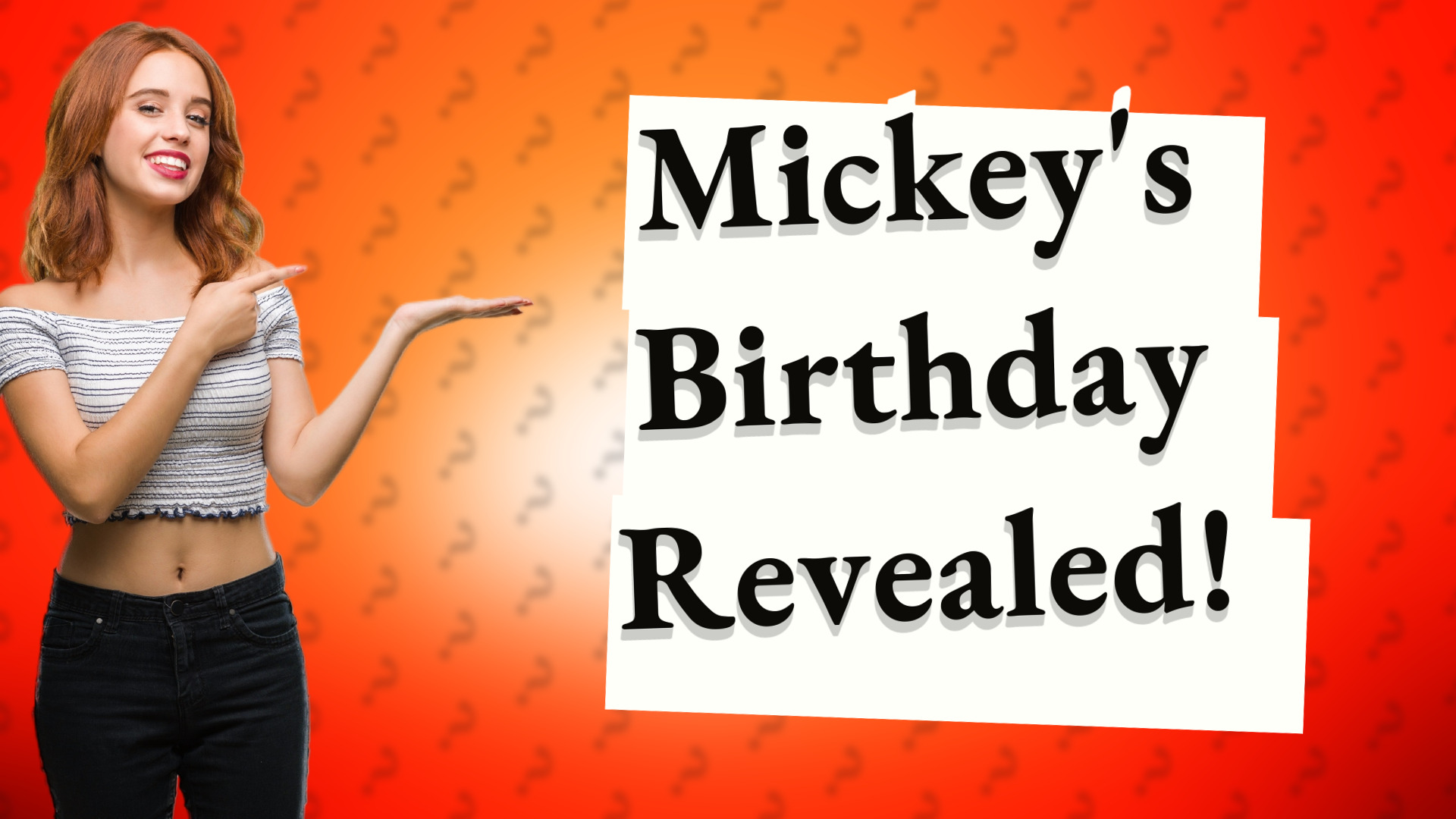 Mickey's Birthday Revealed!