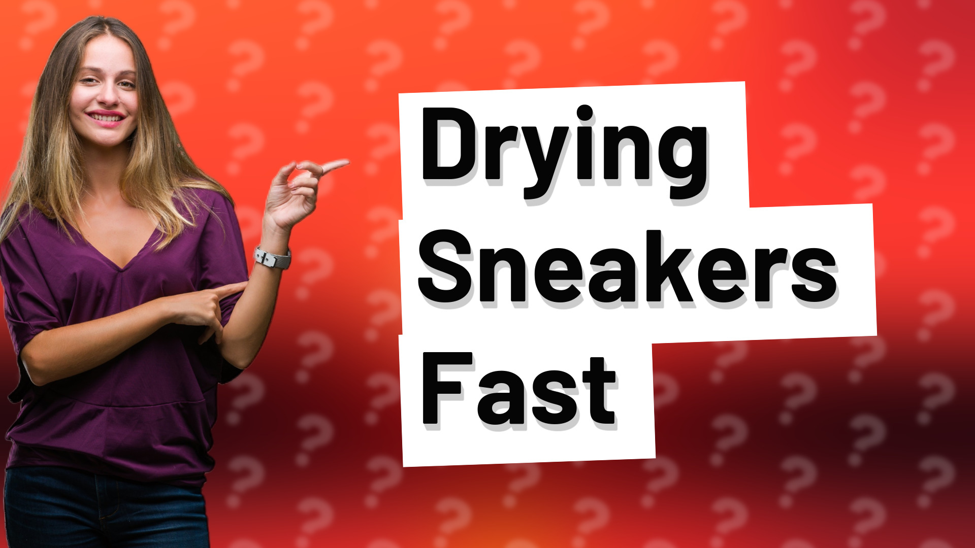 Drying Sneakers Fast