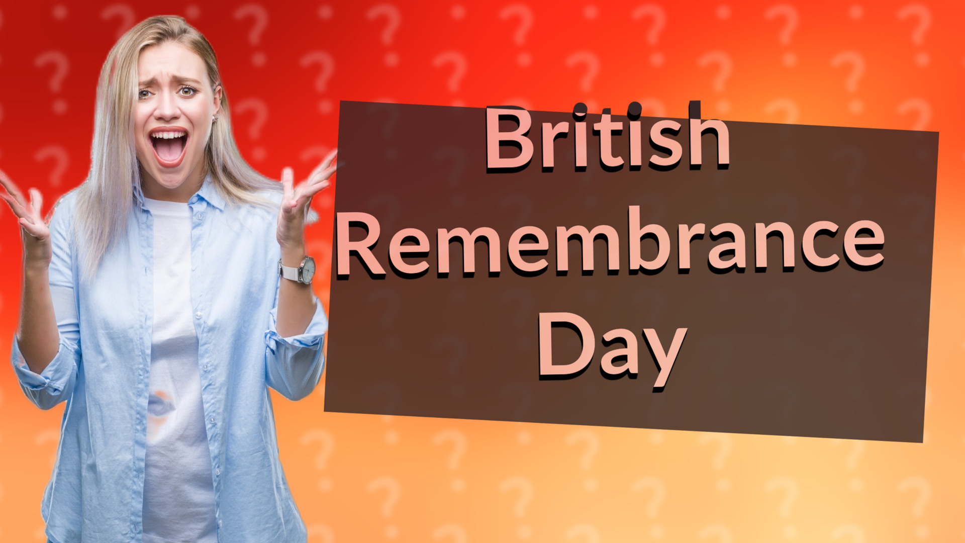 British Remembrance Day