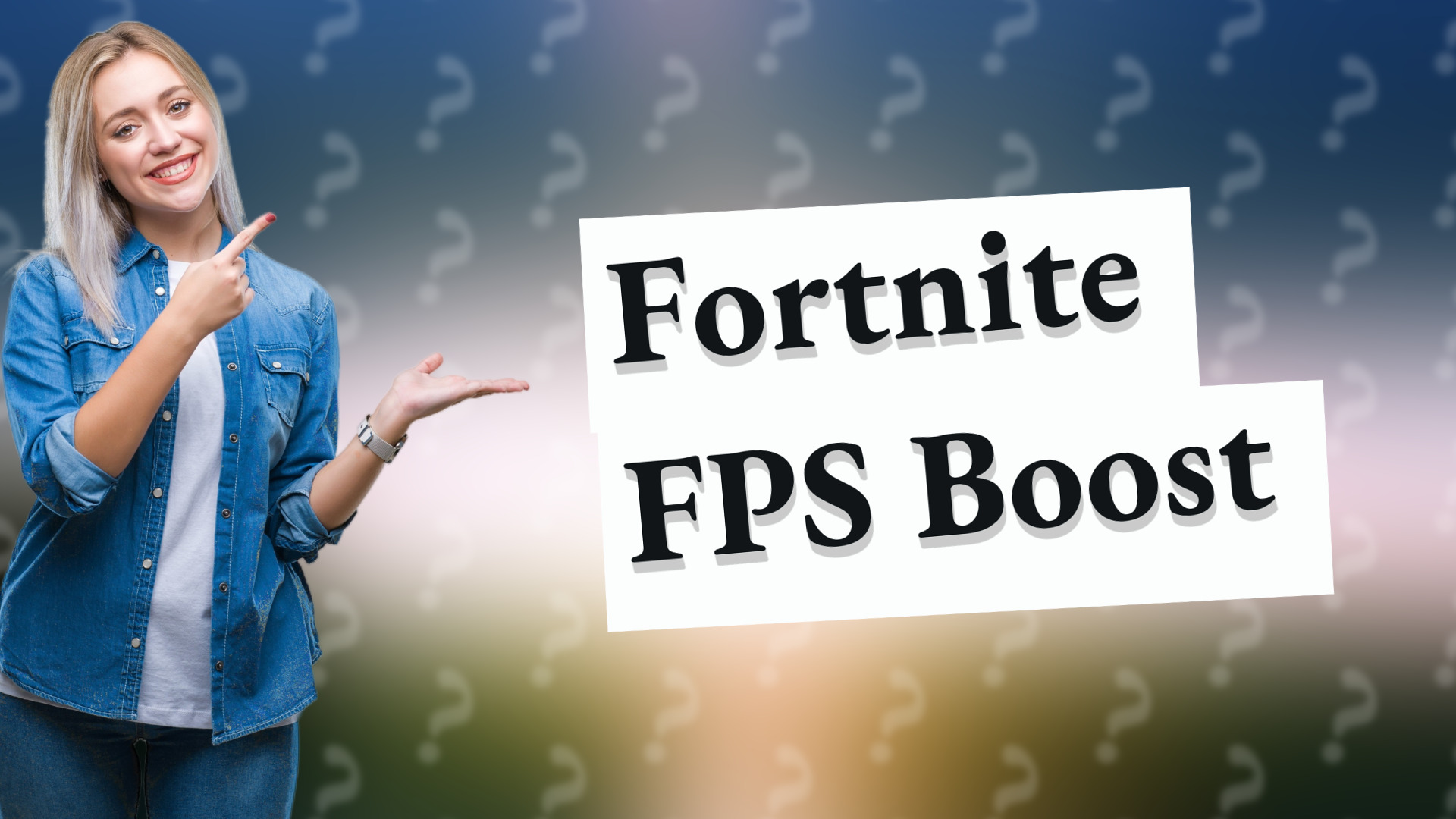 Fortnite FPS Boost