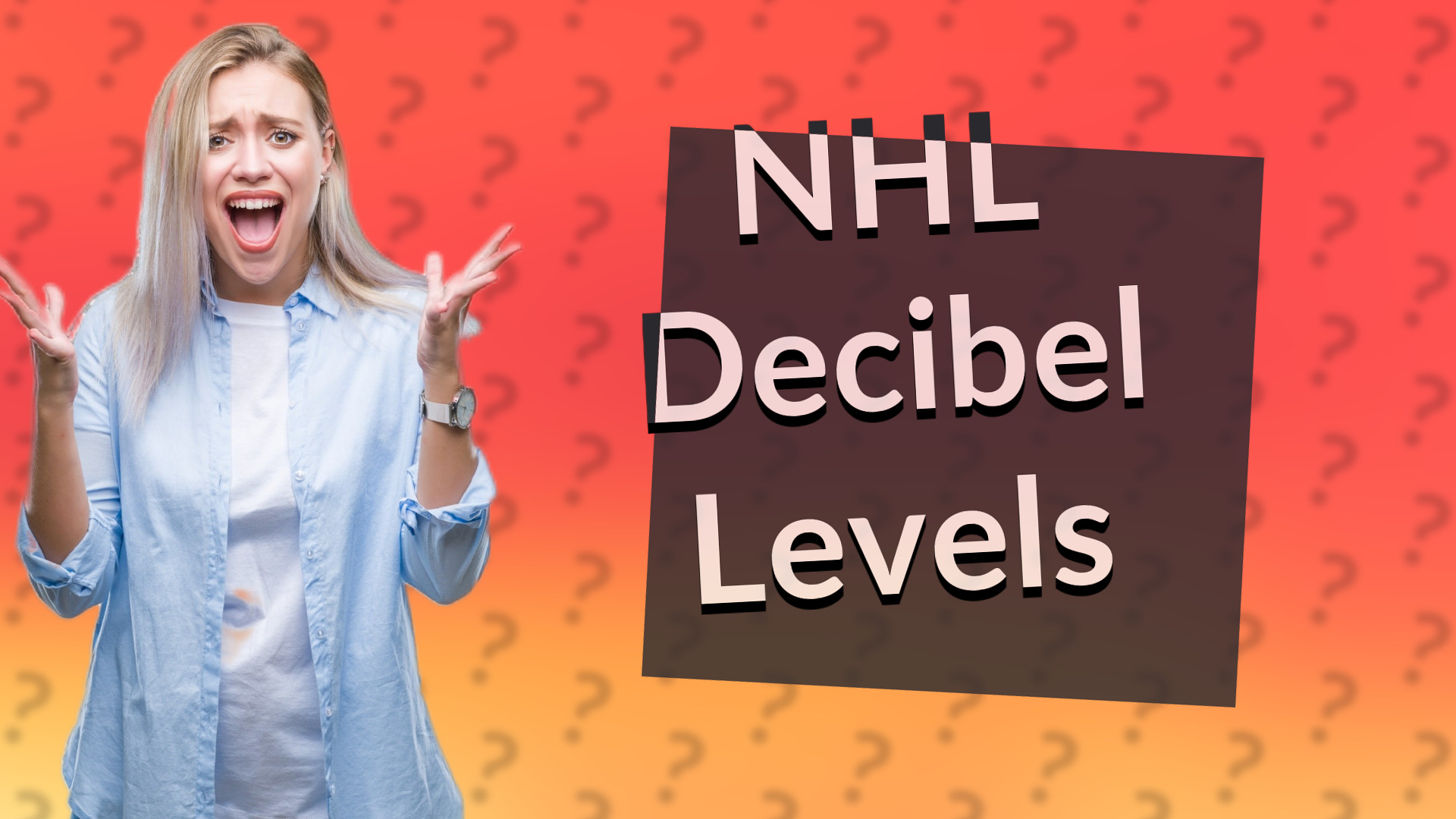 NHL Decibel Levels