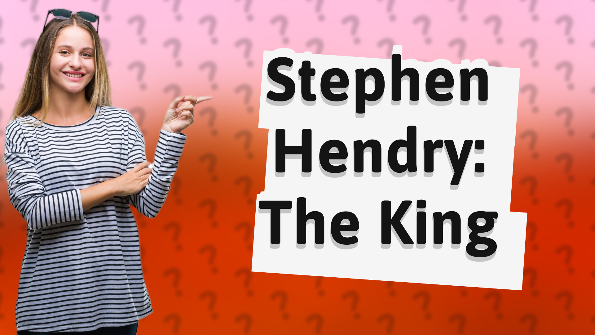 Stephen Hendry: The King