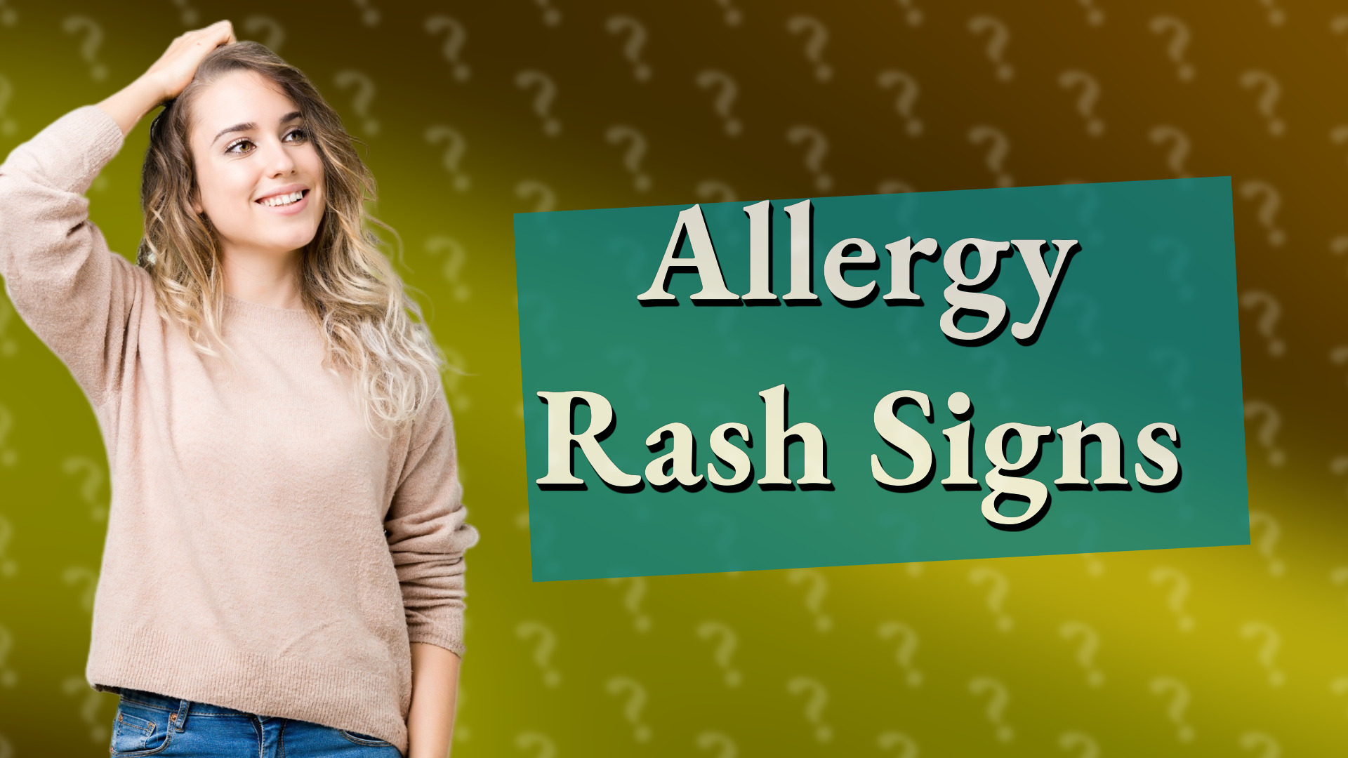 Allergy Rash Signs