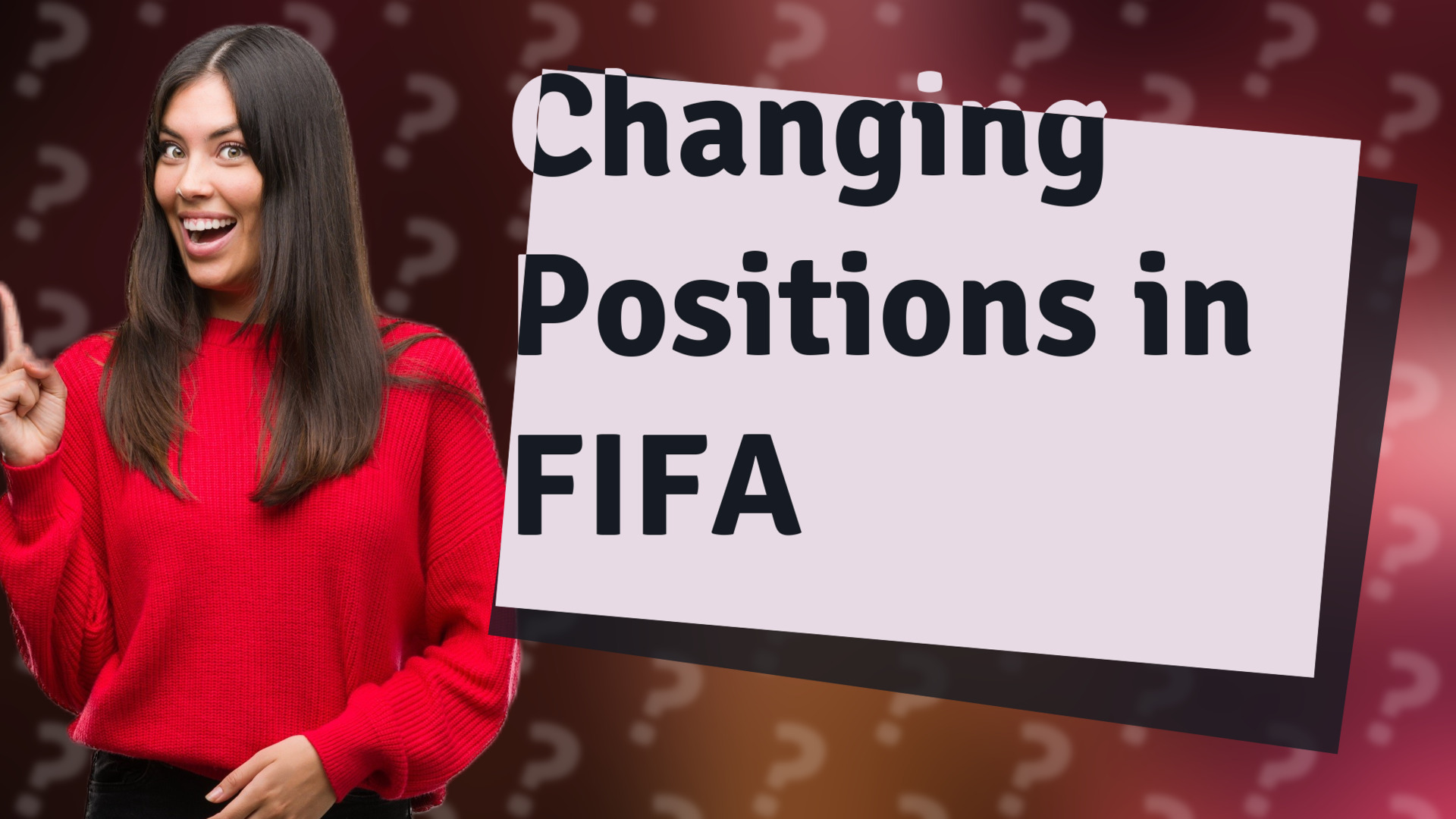 Changing Positions in FIFA