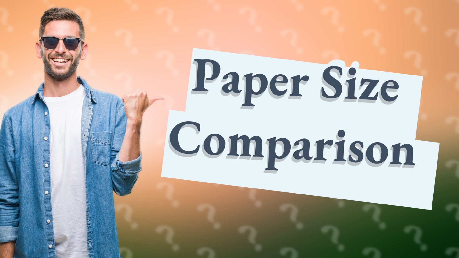 Paper Size Comparison