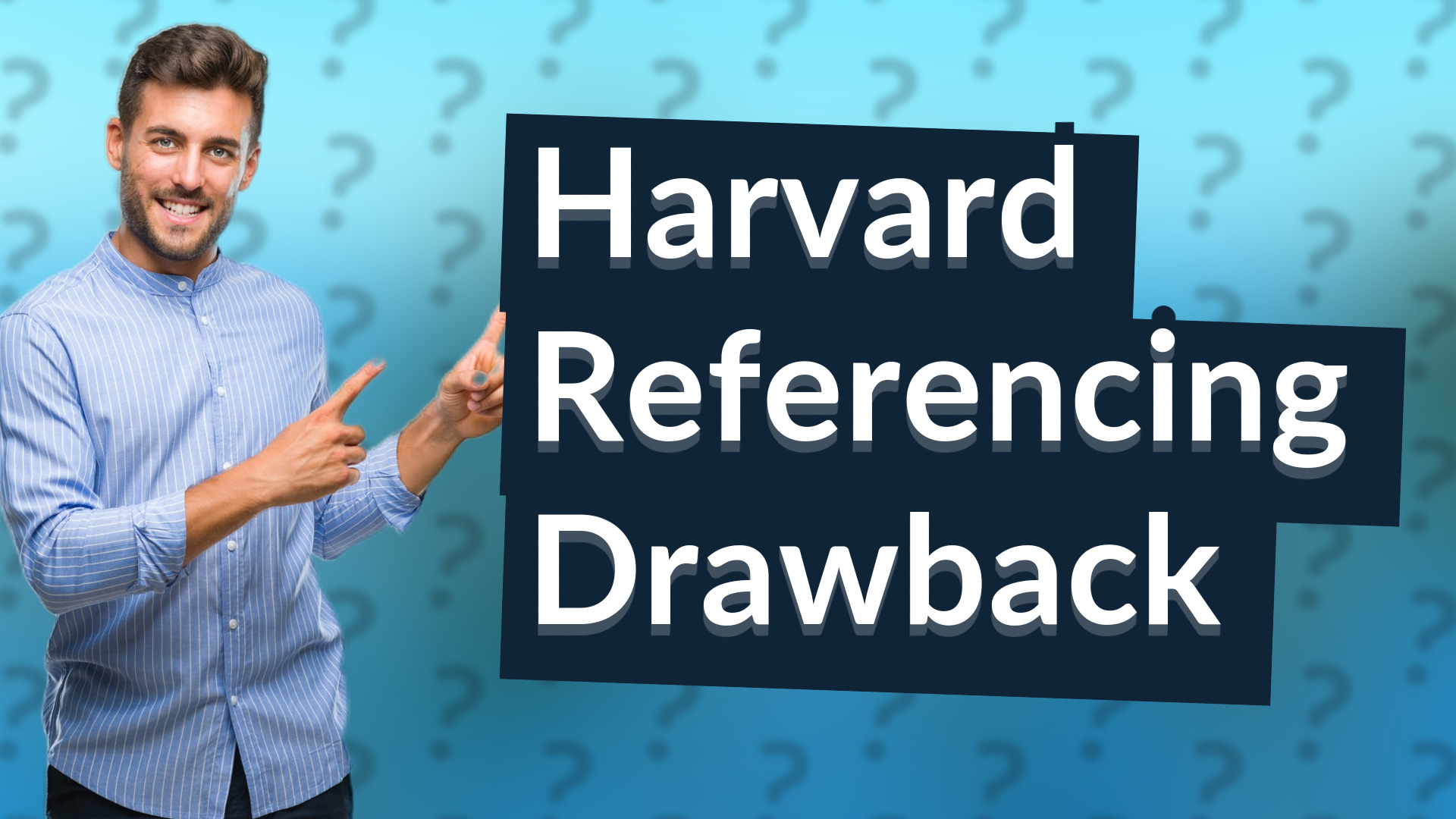 Harvard Referencing Drawback