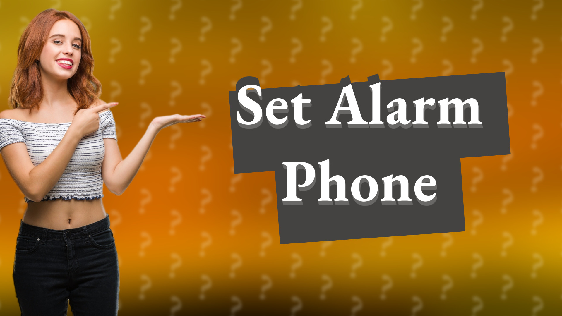 Set Alarm Phone