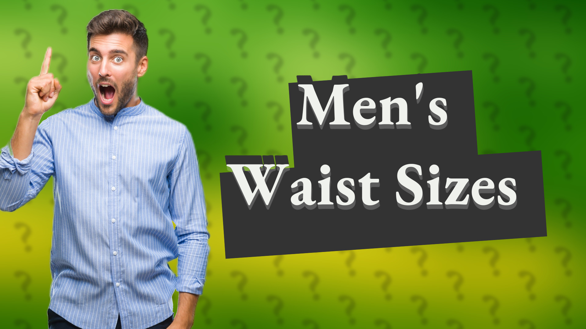 Men's Waist Sizes