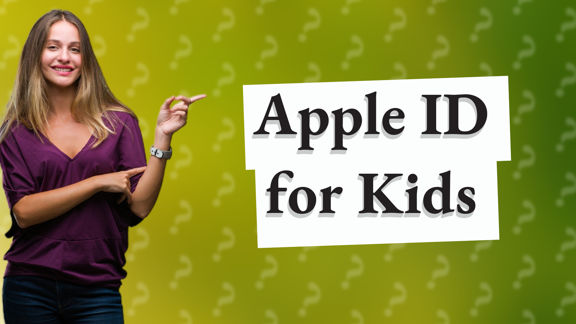 Apple ID for Kids