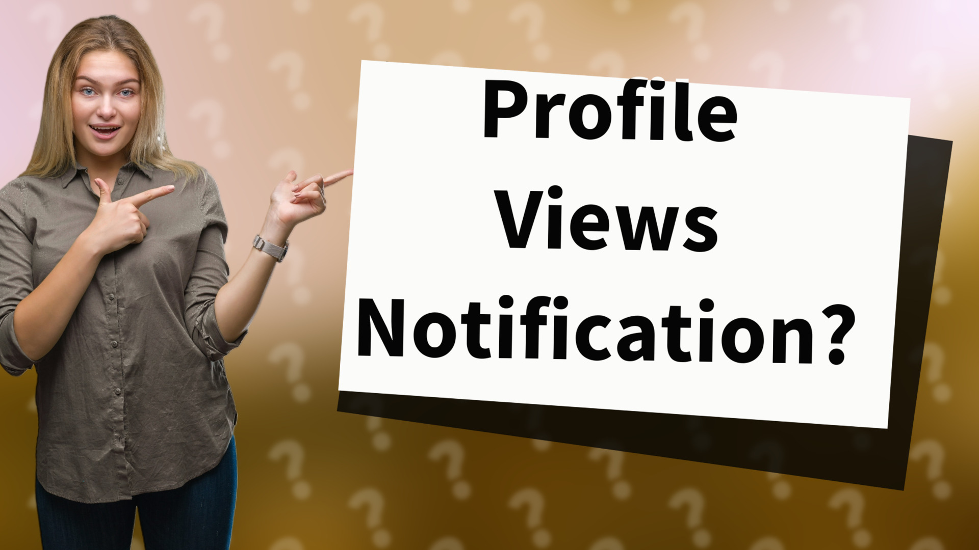 Profile Views Notification?