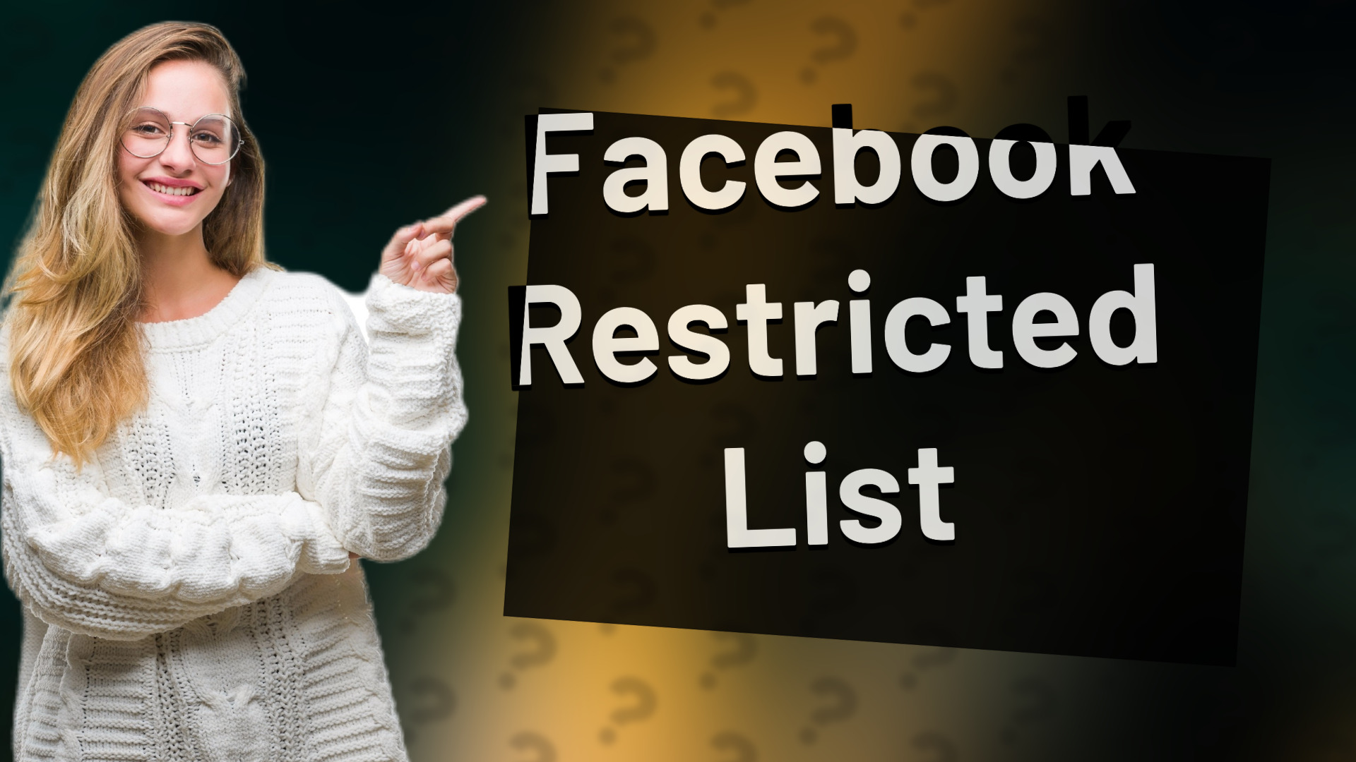 Facebook Restricted List