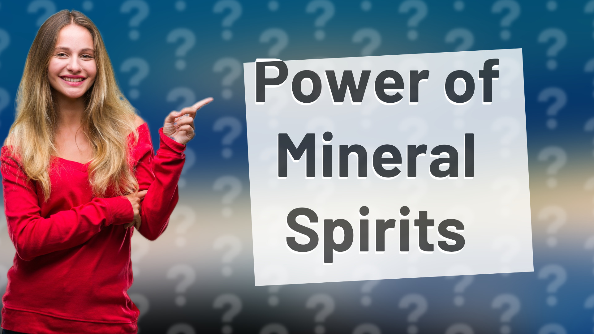 Power of Mineral Spirits
