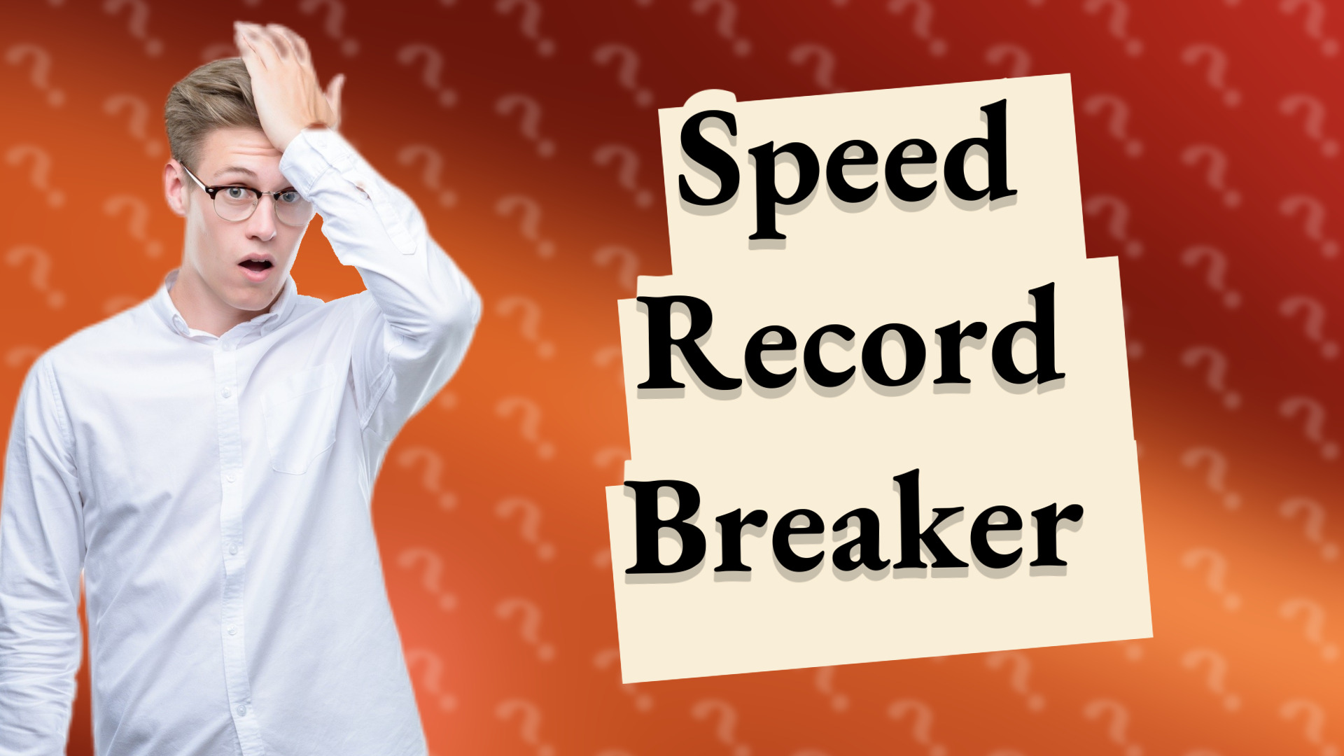Speed Record Breaker