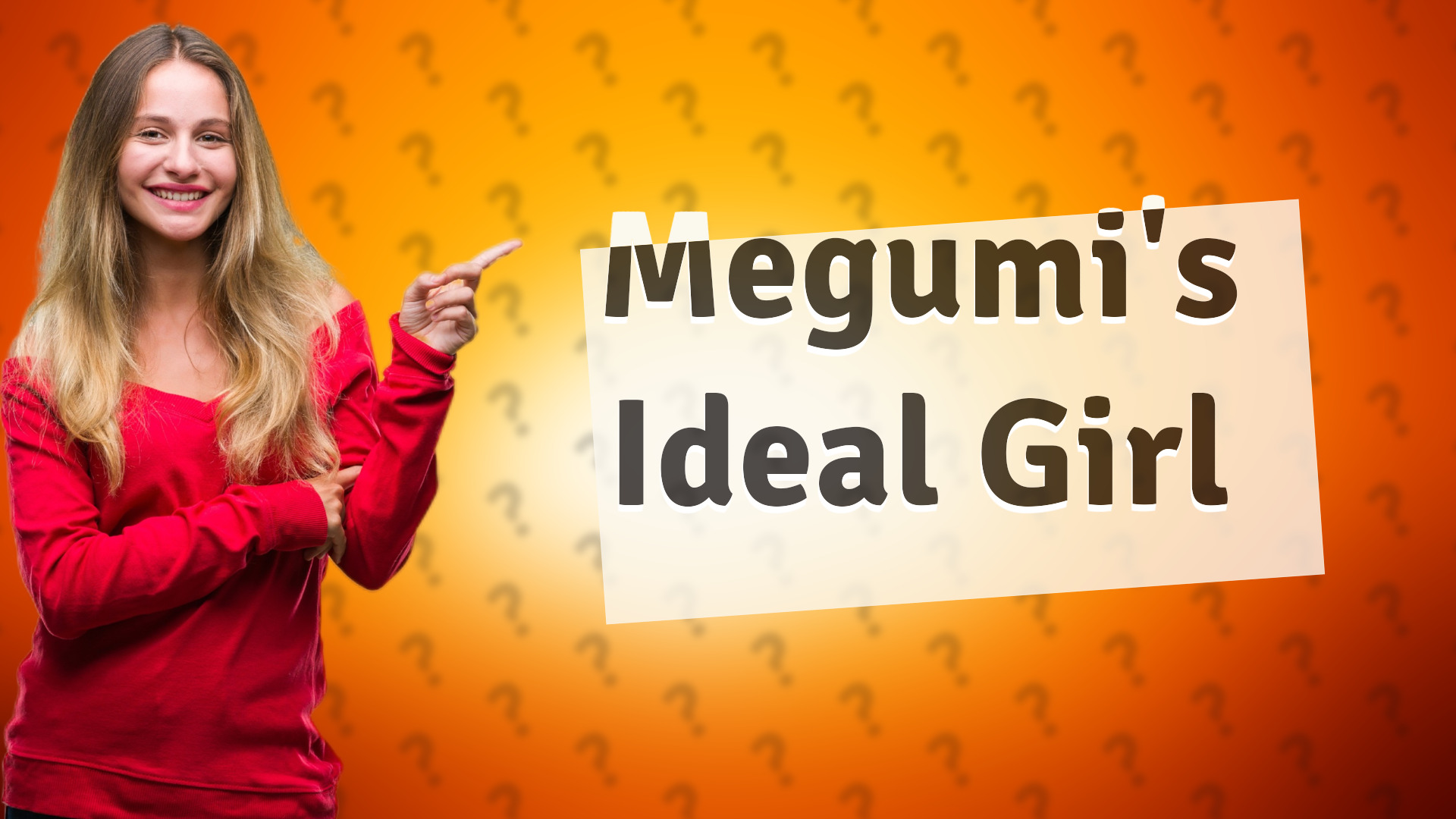 Megumi's Ideal Girl